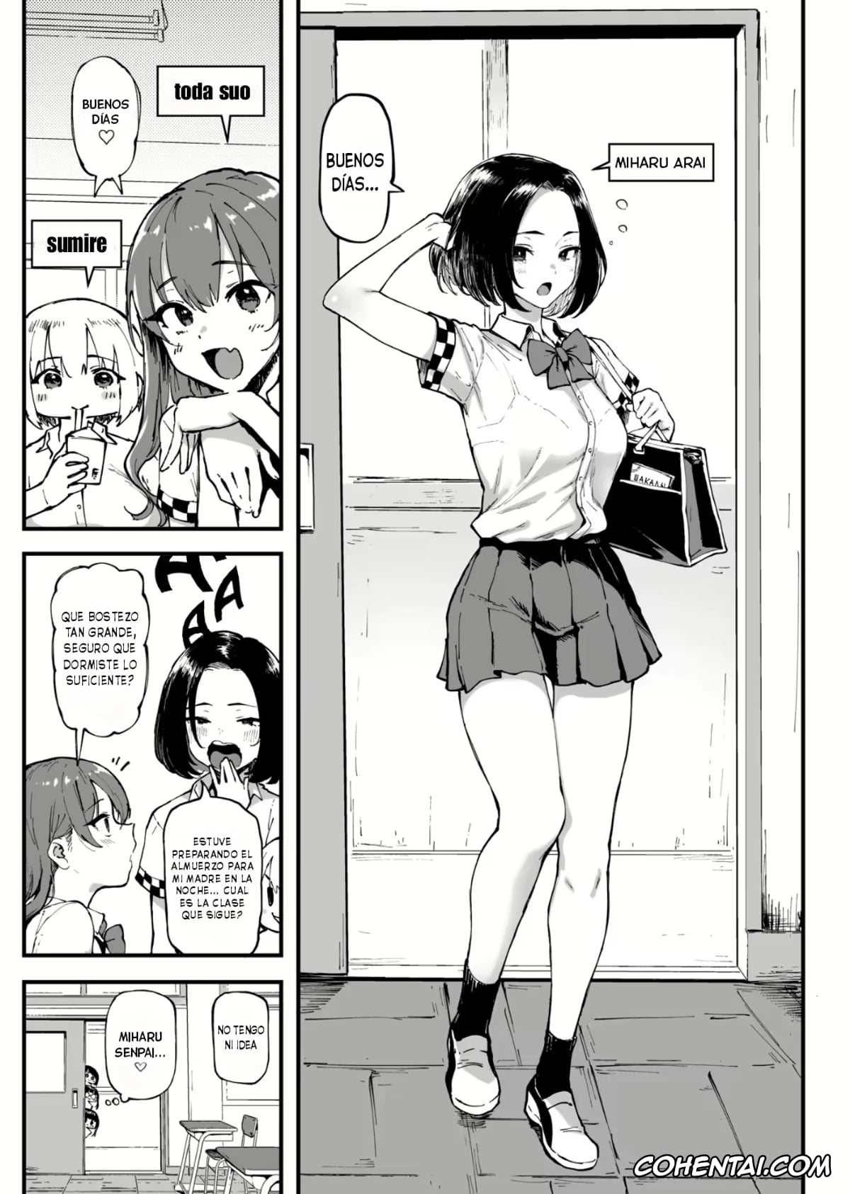 Original hentai, Miharu no Hajimete, pagina 3