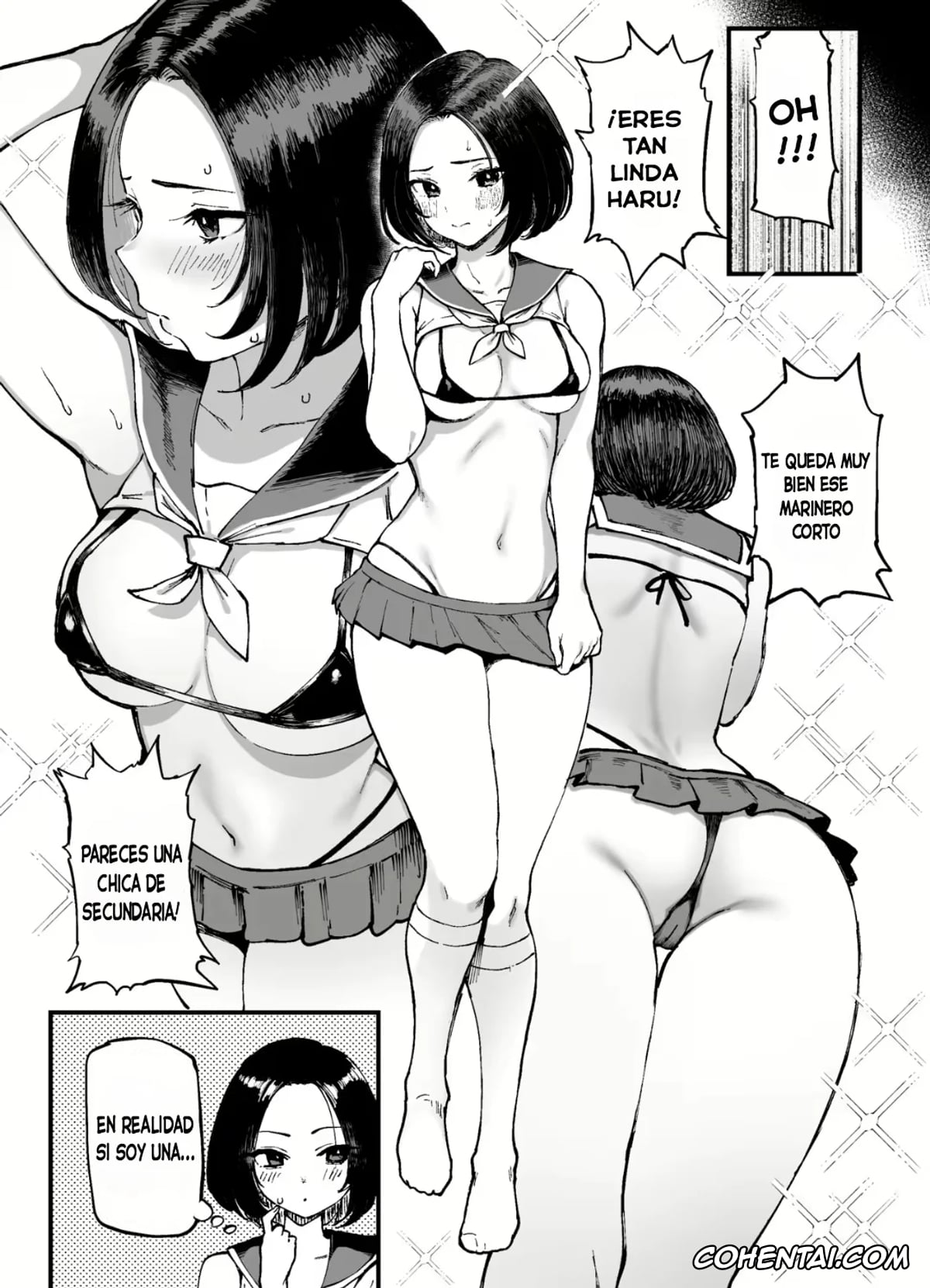 Original hentai, Miharu no Hajimete, pagina 21