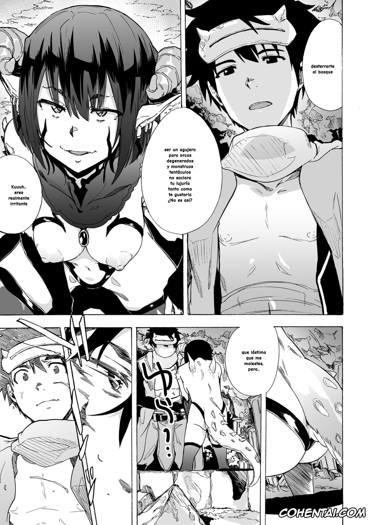 Original hentai, Zetsurin Yuusha to Inran Mazoku, pagina 6
