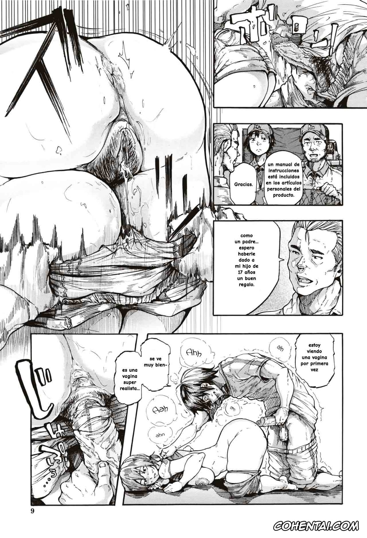 Manga porno, Tankoubon porno, Juurin no Ame, pagina 11