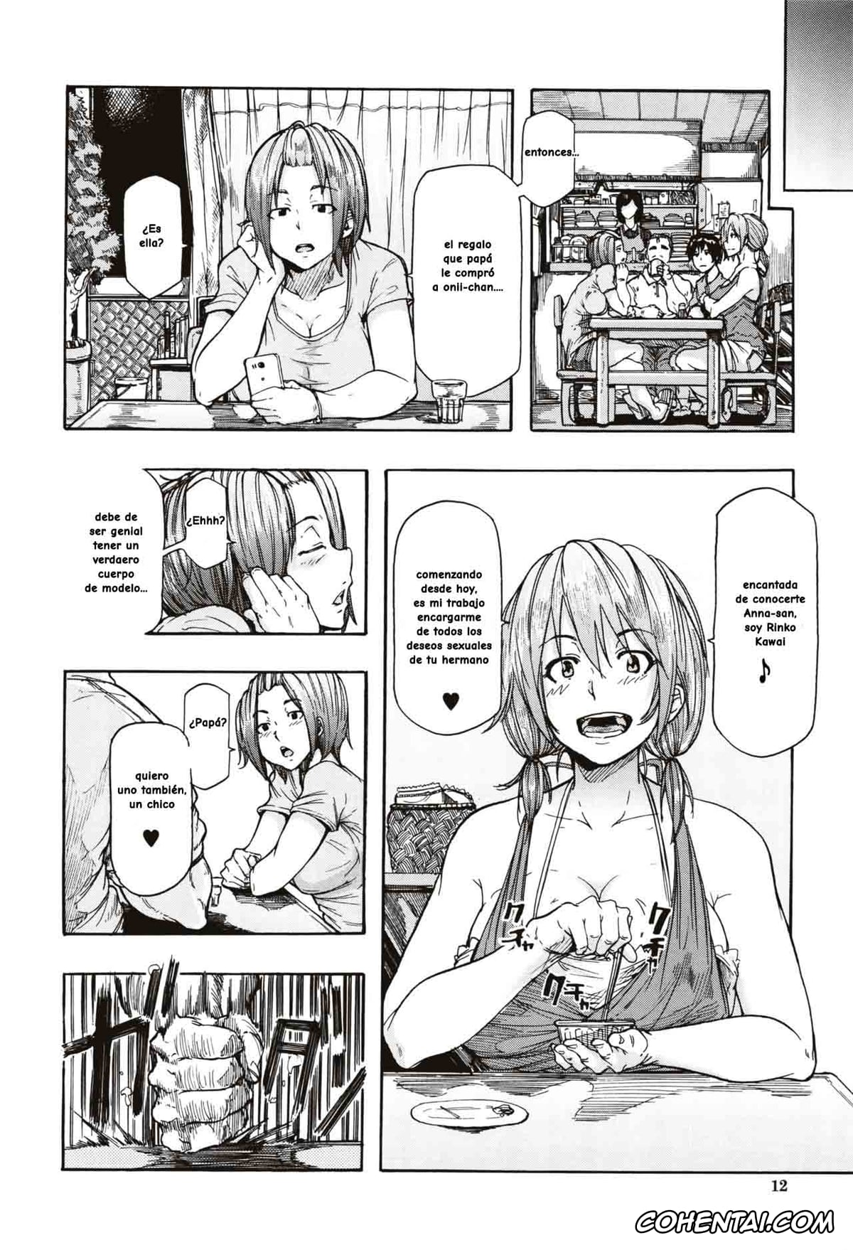 Manga porno, Tankoubon porno, Juurin no Ame, pagina 14