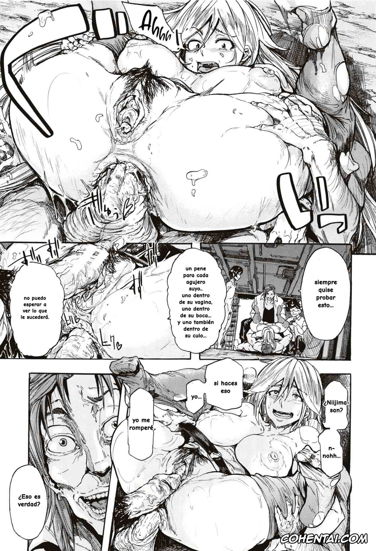 Manga porno, Tankoubon porno, Juurin no Ame, pagina 71