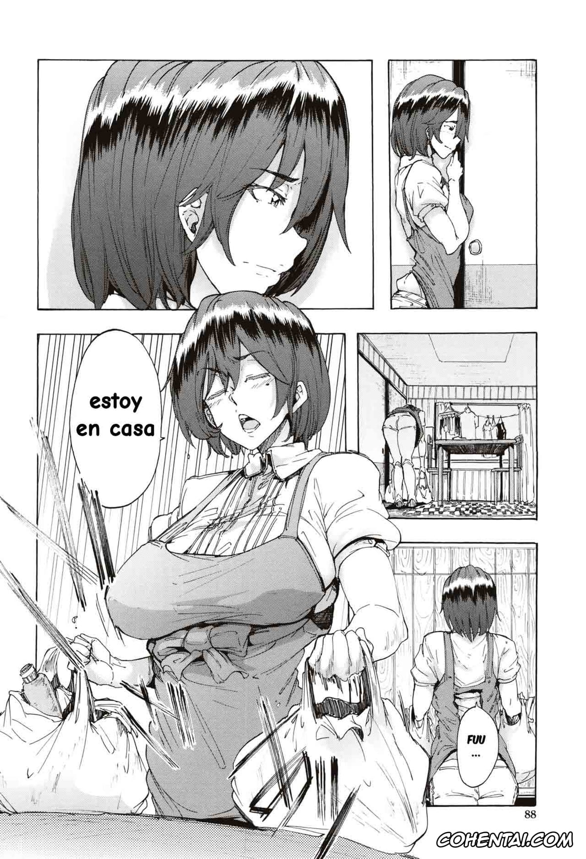 Manga porno, Tankoubon porno, Juurin no Ame, pagina 89