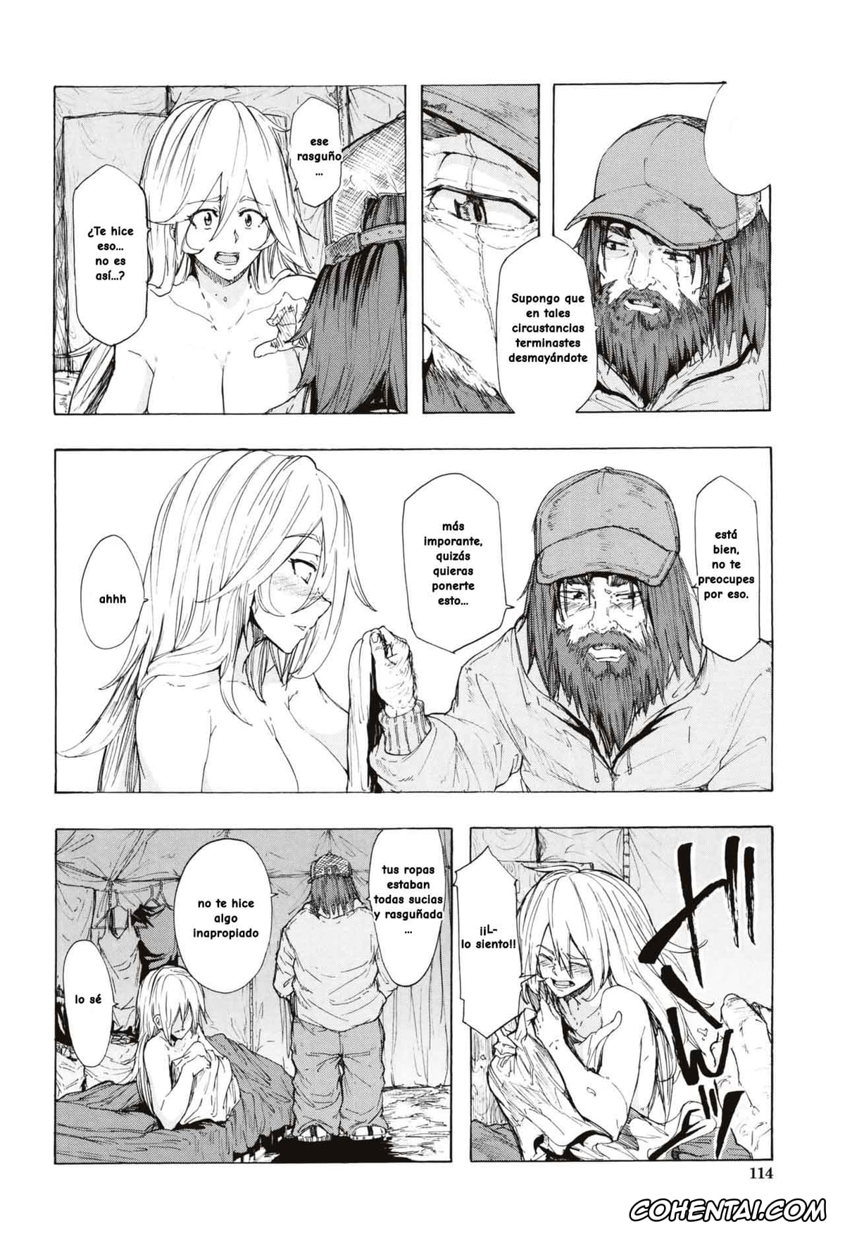 Manga xxx, Tankoubon xxx, Juurin no Ame, pagina 115