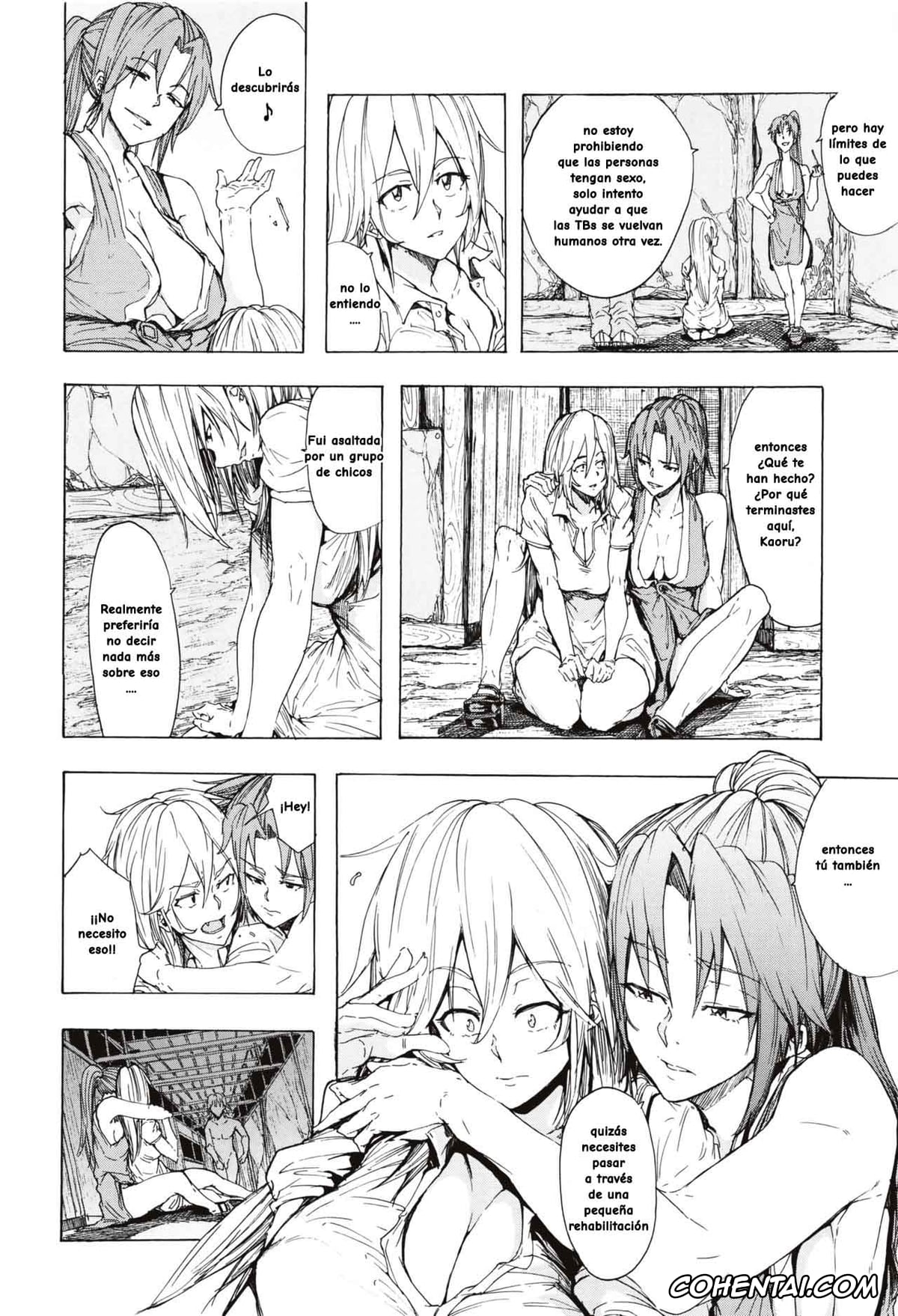 Manga porno, Tankoubon porno, Juurin no Ame, pagina 122