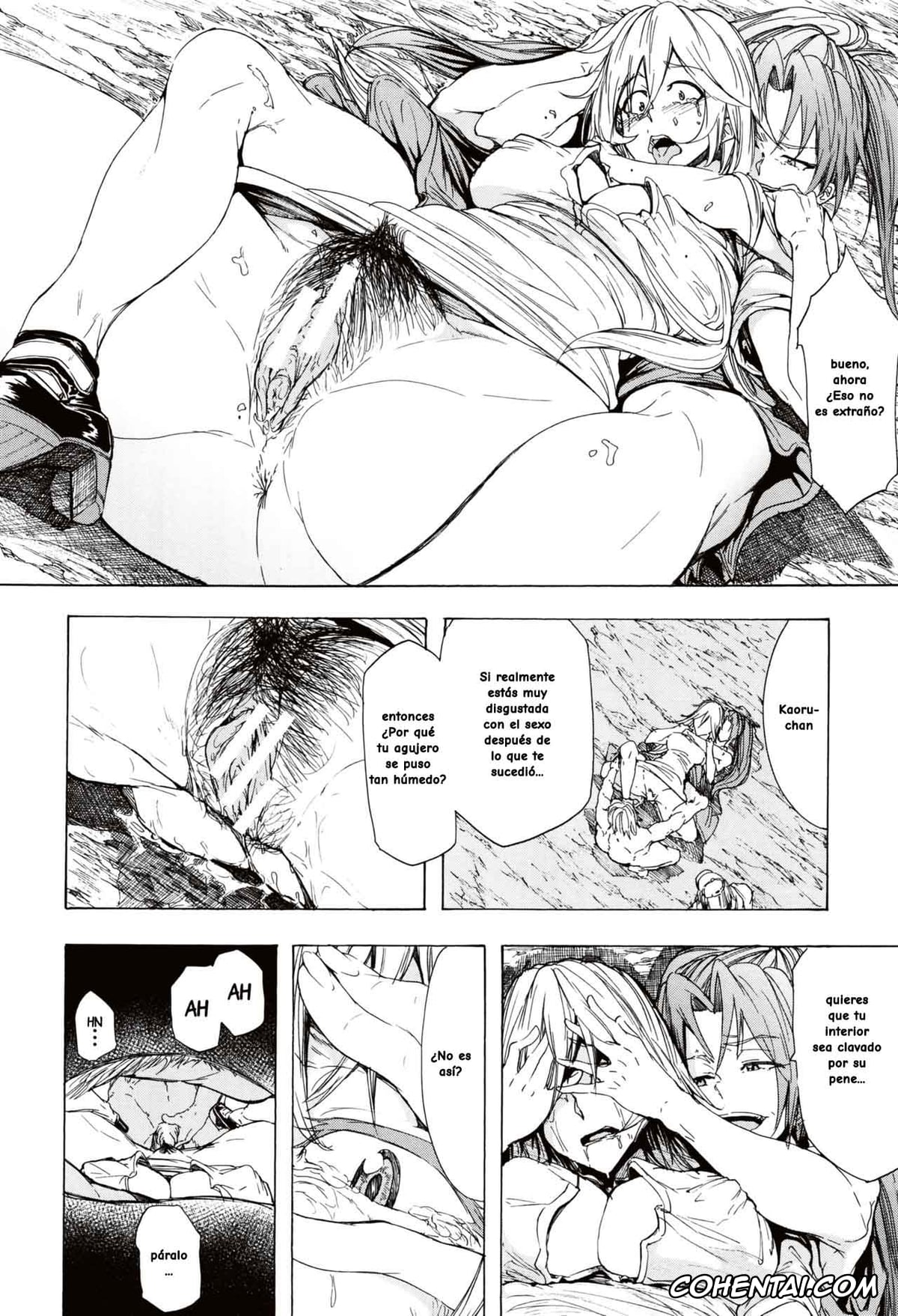 Manga xxx, Tankoubon xxx, Juurin no Ame, pagina 124