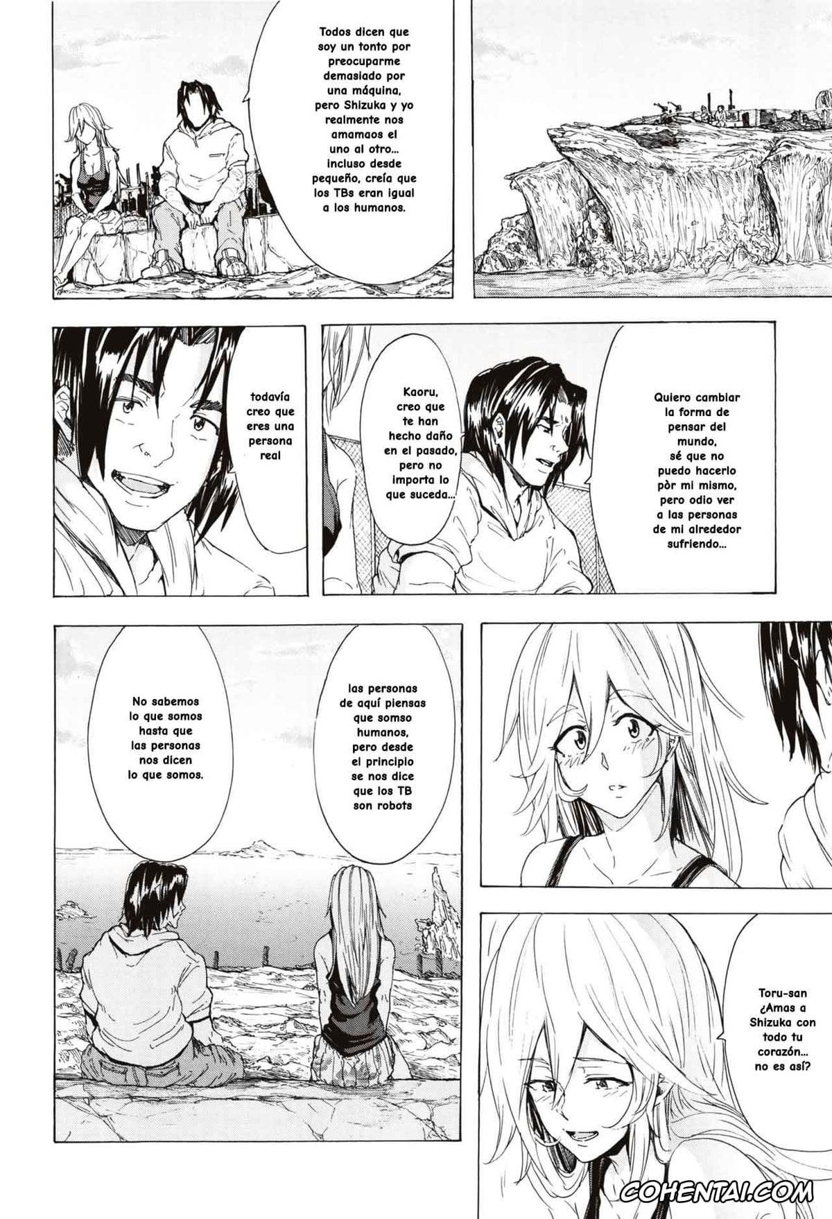 Manga xxx, Tankoubon xxx, Juurin no Ame, pagina 136