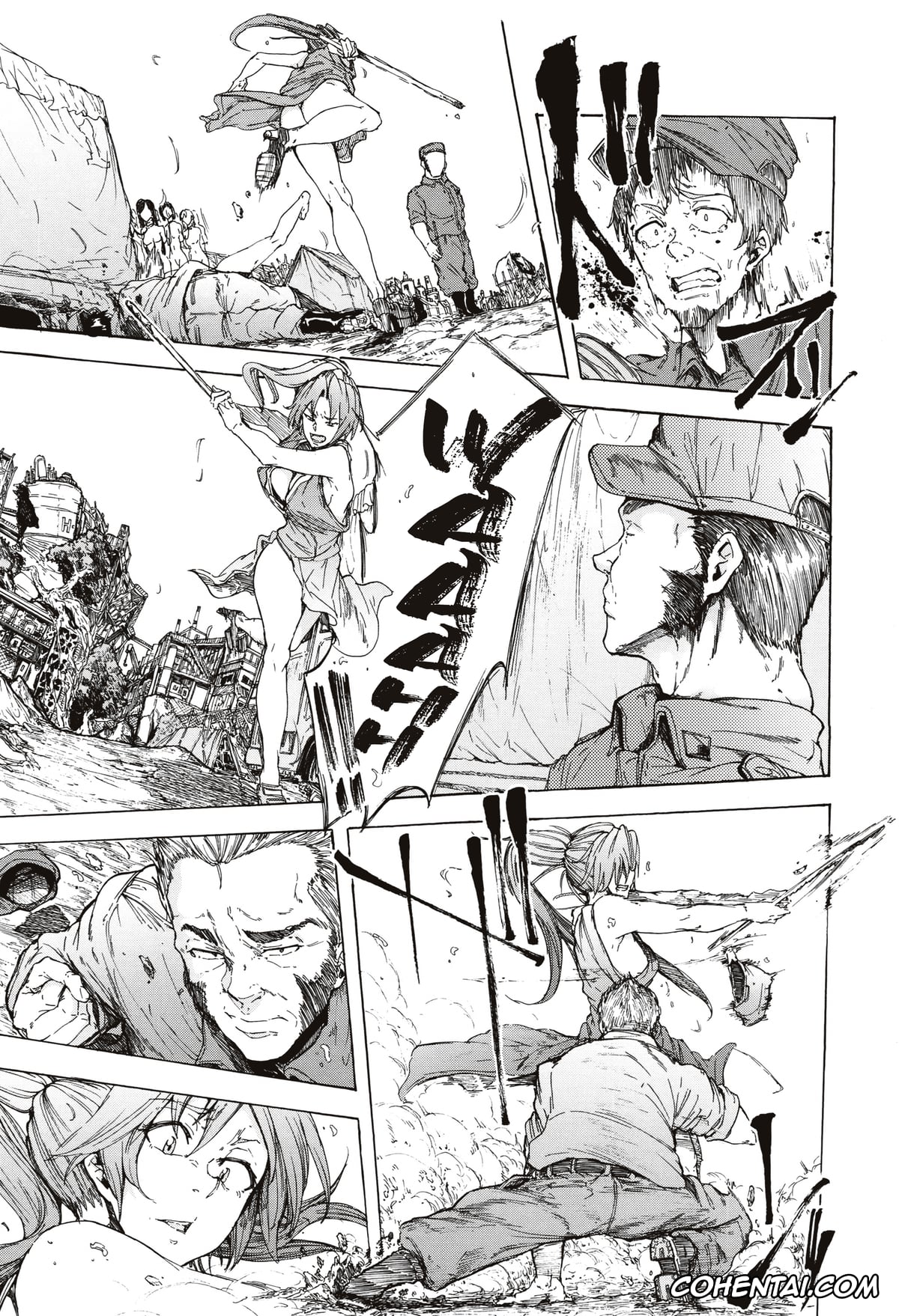 Manga xxx, Tankoubon xxx, Juurin no Ame, pagina 148