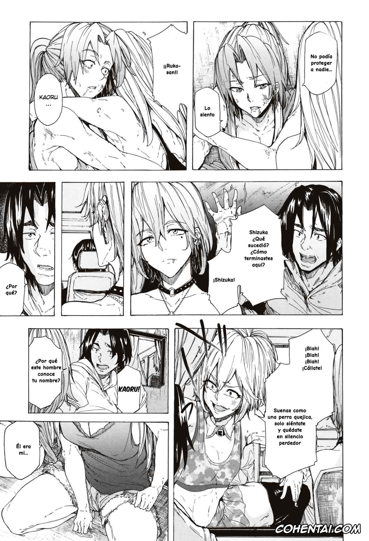 Manga xxx, Tankoubon xxx, Juurin no Ame, pagina 154
