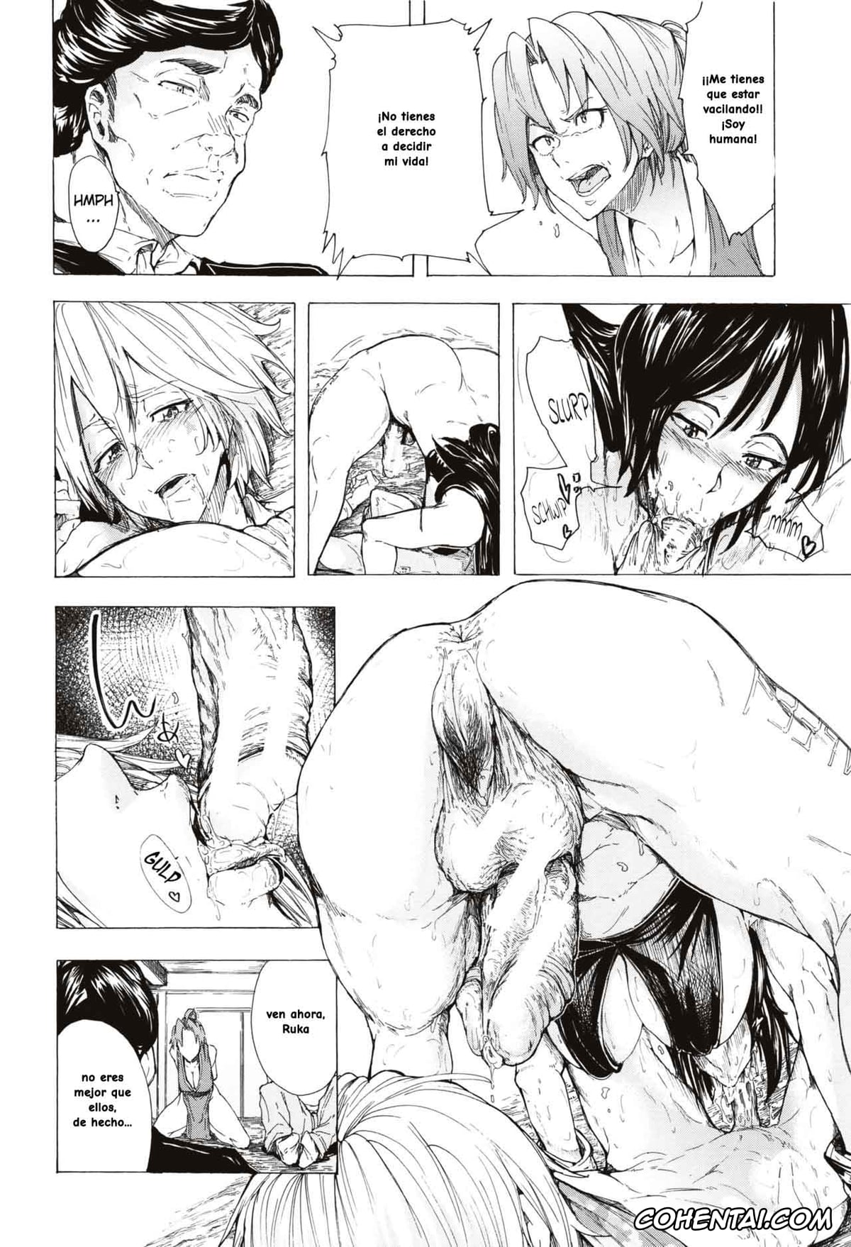 Manga xxx, Tankoubon xxx, Juurin no Ame, pagina 163