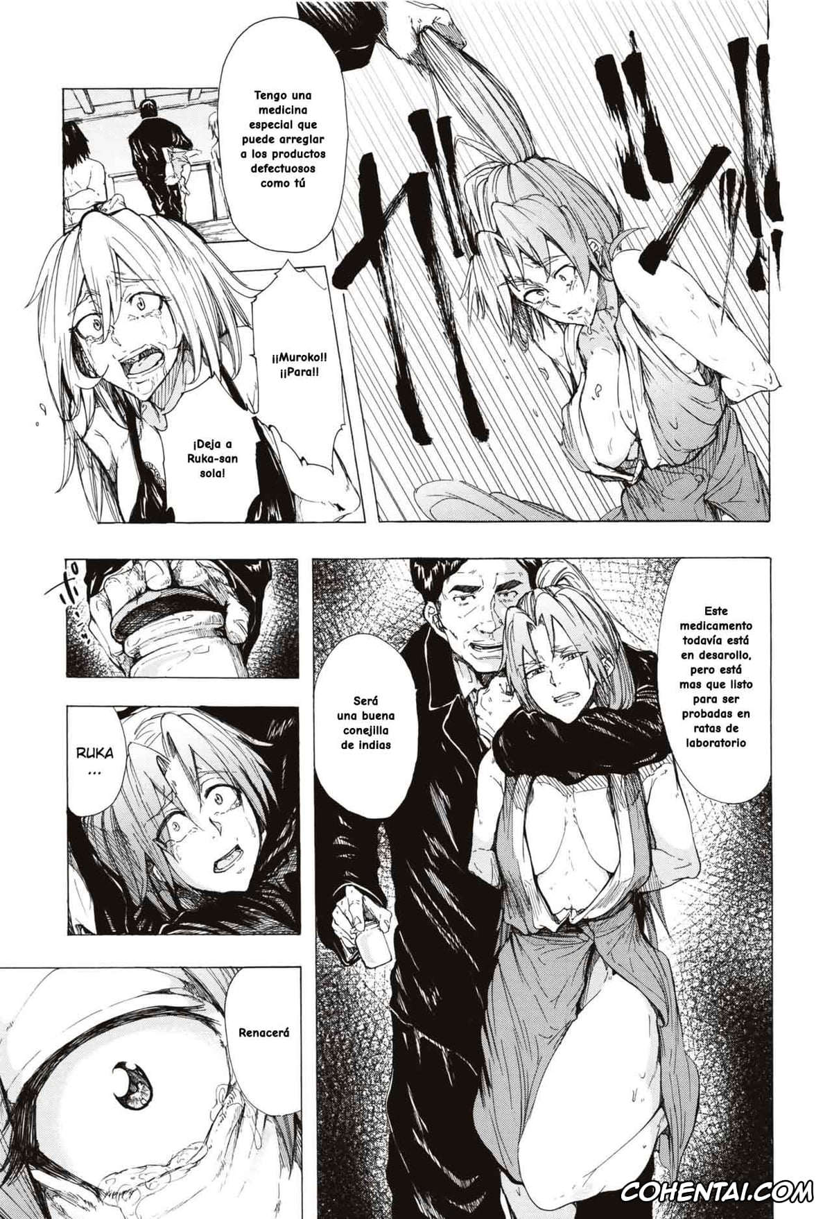 Manga xxx, Tankoubon xxx, Juurin no Ame, pagina 166