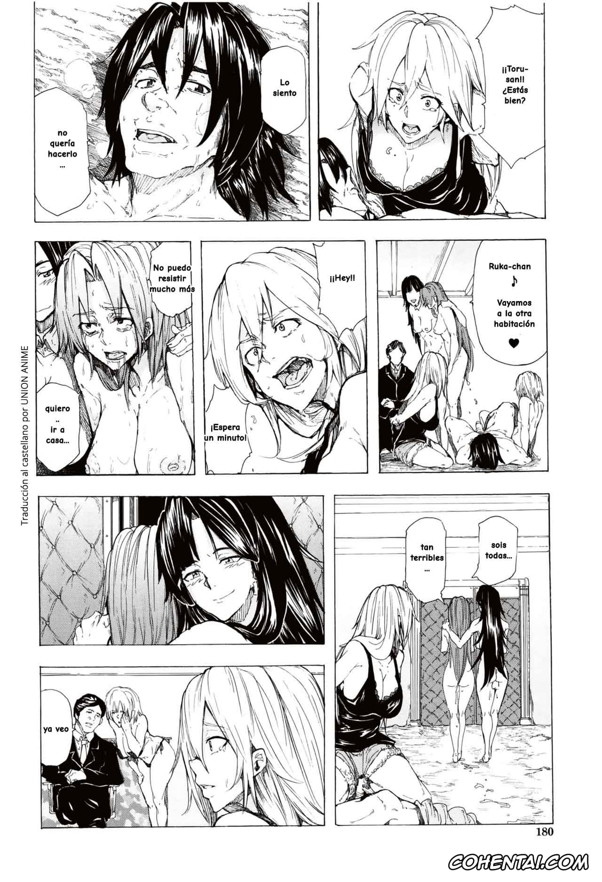 Manga porno, Tankoubon porno, Juurin no Ame, pagina 179