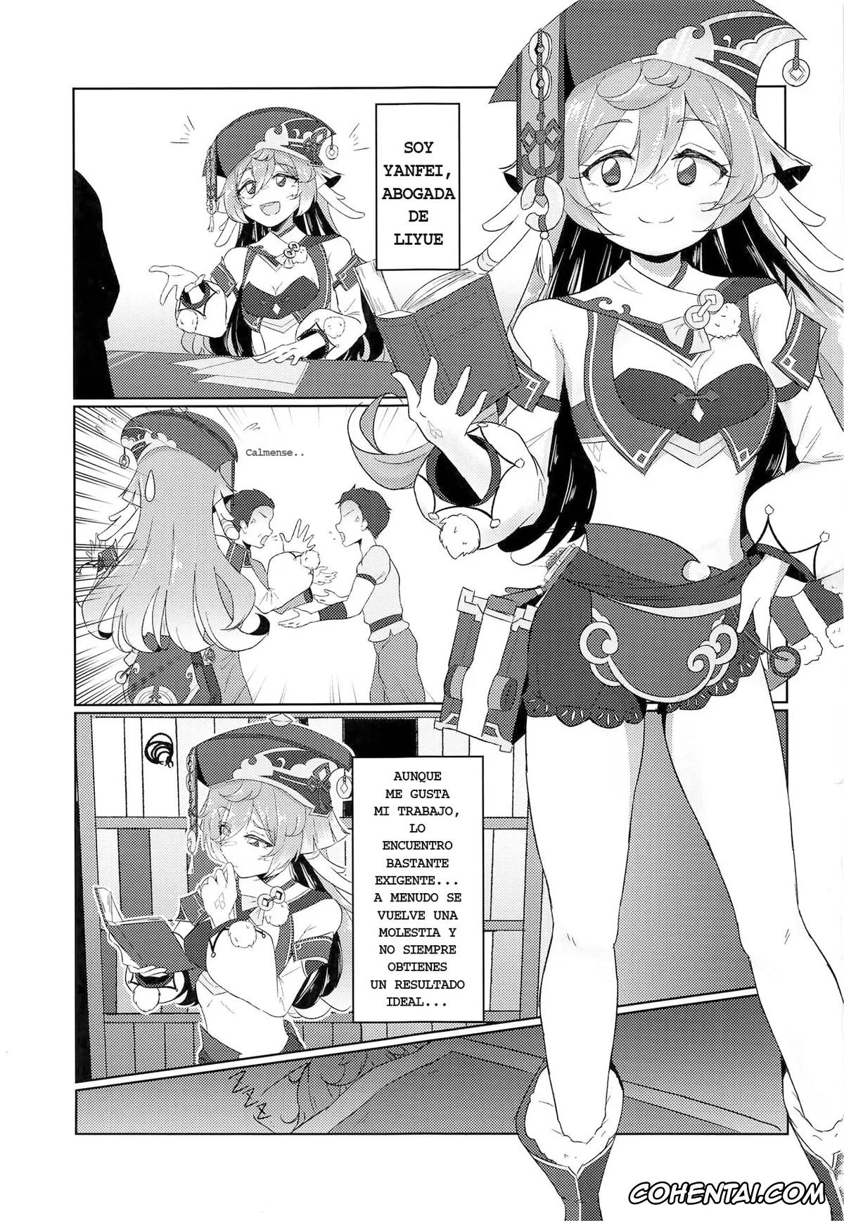 Genshin Impact porno, Yanfei porno, Yagai Roshutsu wa Hourei Ihan da zo (Genshin Impact), pagina 2