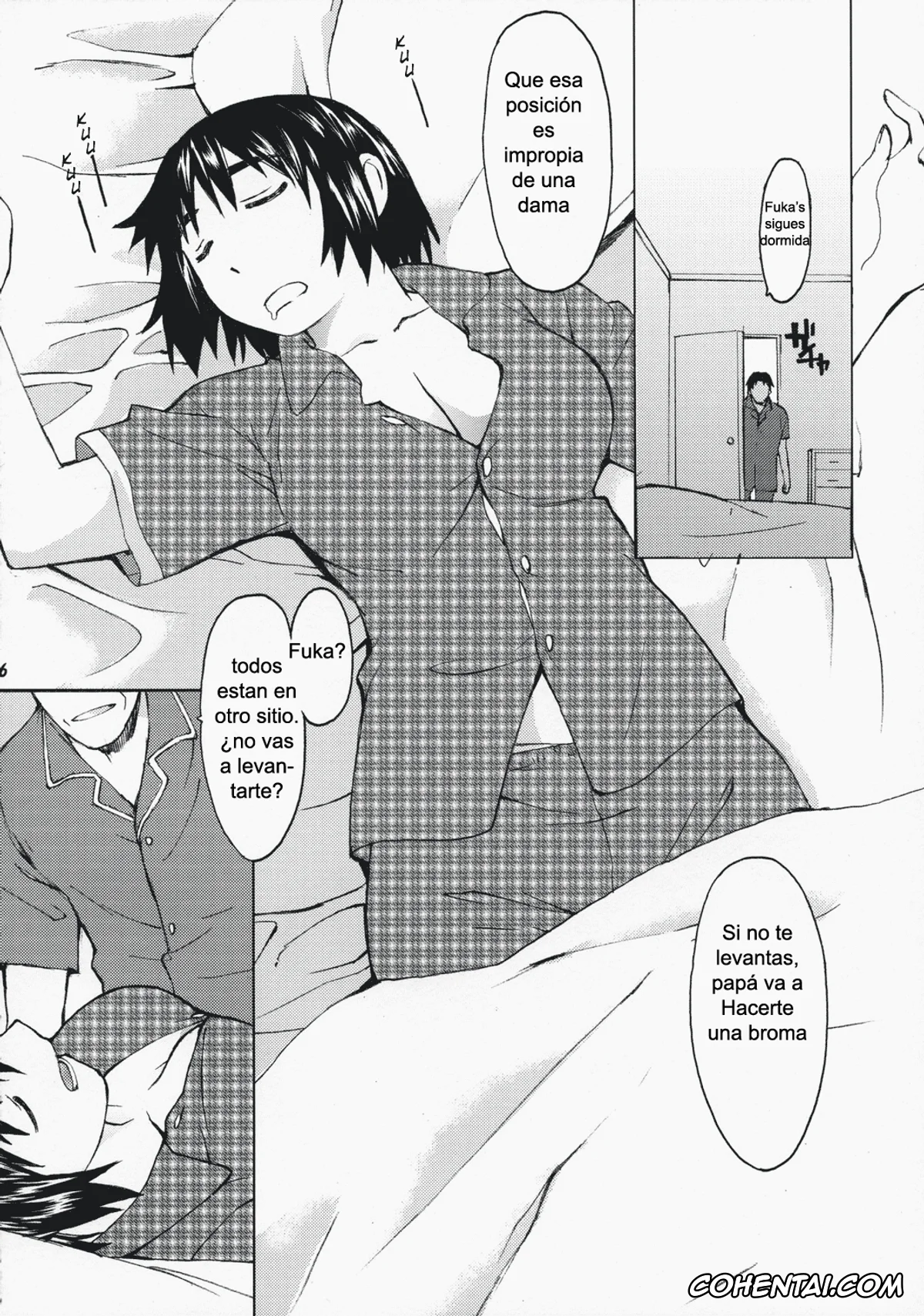 Yotsubato! porno, Fuuka Ayase porno, Mr. Ayase porno, NATSUKAZE! #1 (Yotsubato!), pagina 5