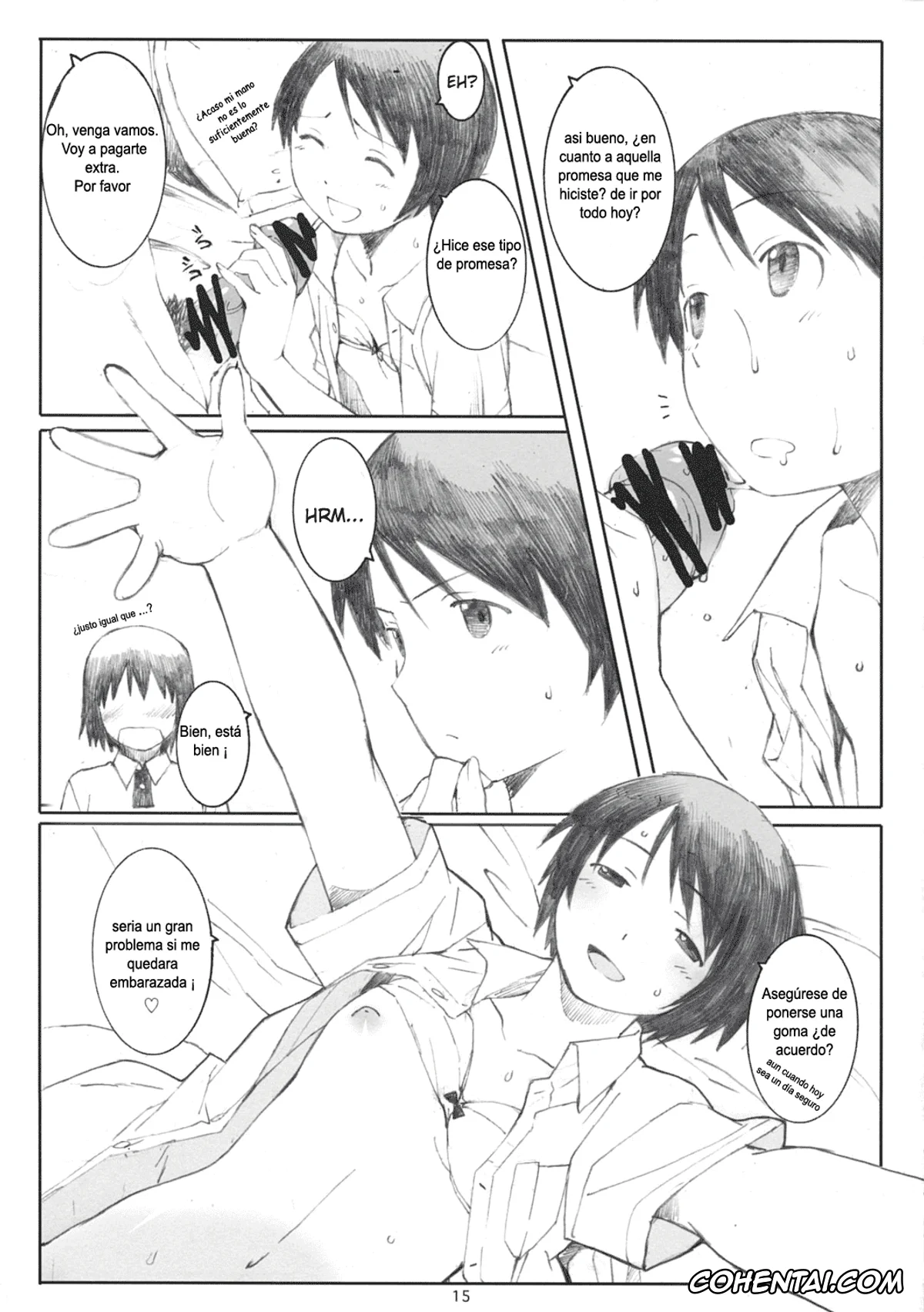 Yotsubato! porno, Fuuka Ayase porno, Hiwatari porno, Natsukaze! 2 (Yotsubato!), pagina 14