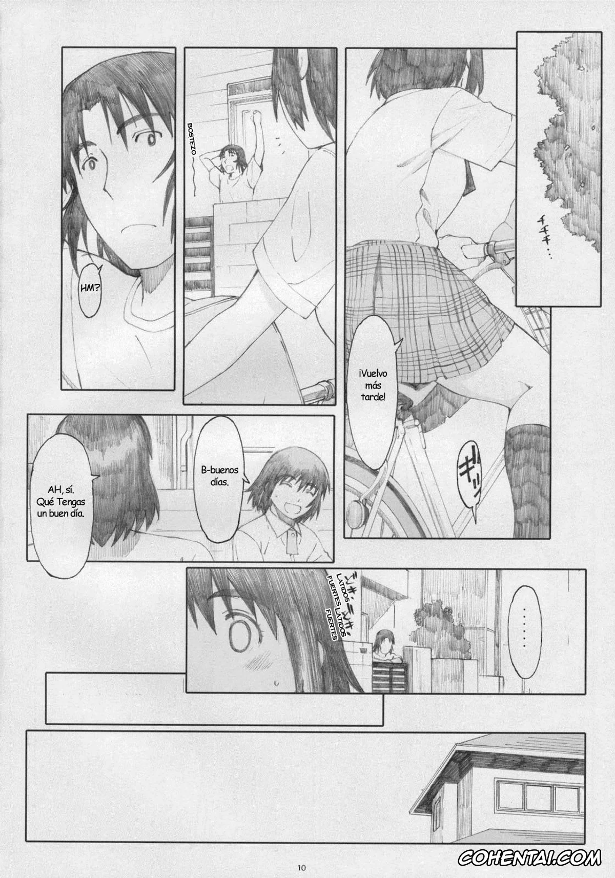 Yotsubato! hentai, Fuuka Ayase hentai, Hiwatari hentai, Mr. Ayase hentai, Natsukaze! 5 (Yotsubato!), pagina 9