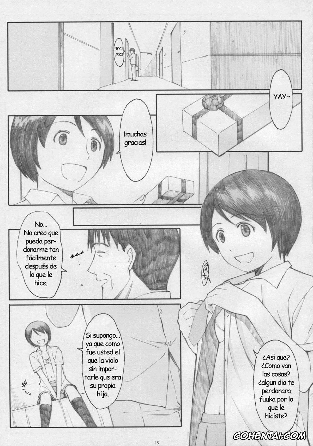 Yotsubato! porno, Fuuka Ayase porno, Hiwatari porno, Mr. Ayase porno, Natsukaze! 5 (Yotsubato!), pagina 14