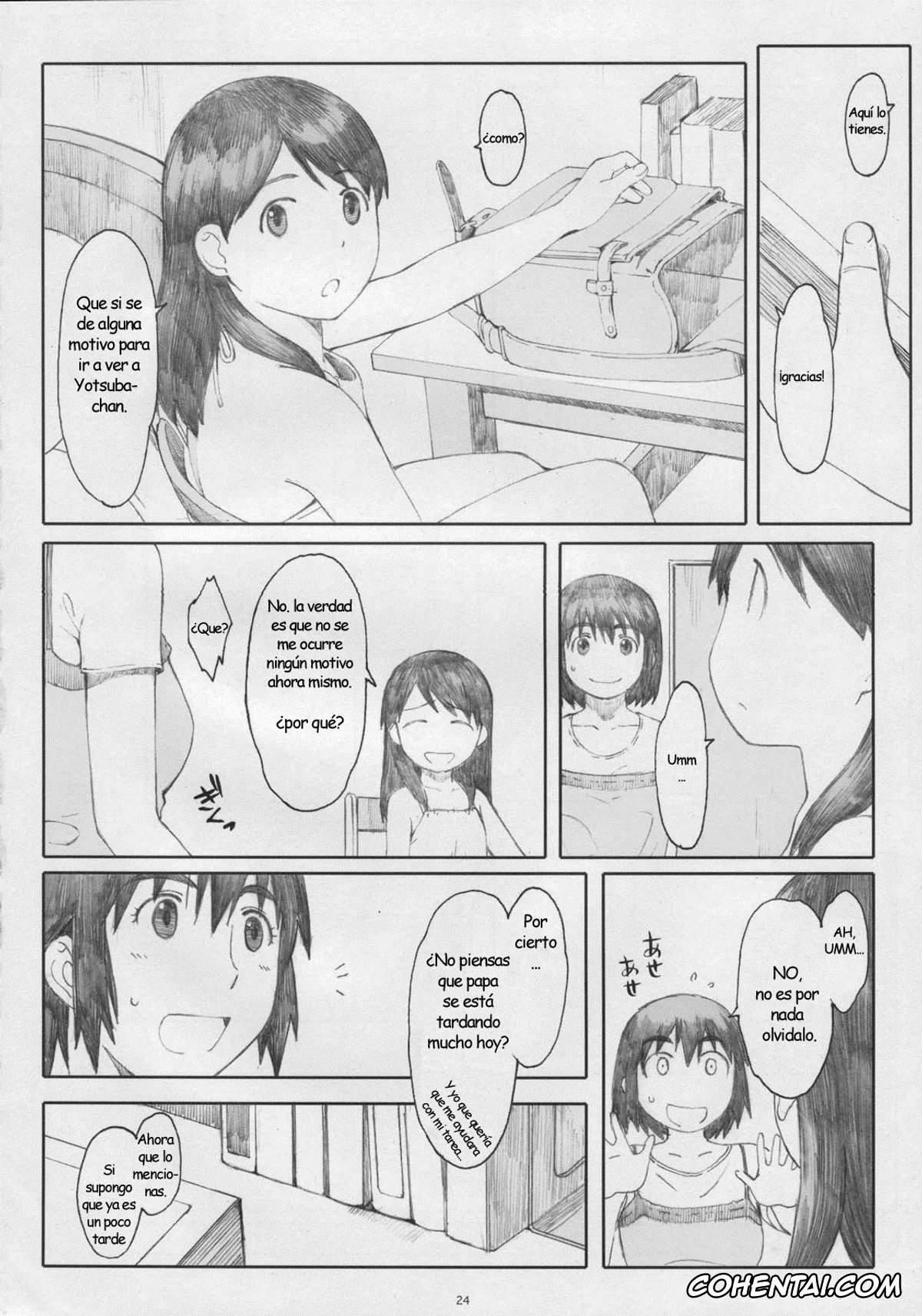 Yotsubato! porno, Fuuka Ayase porno, Hiwatari porno, Mr. Ayase porno, Natsukaze! 5 (Yotsubato!), pagina 23