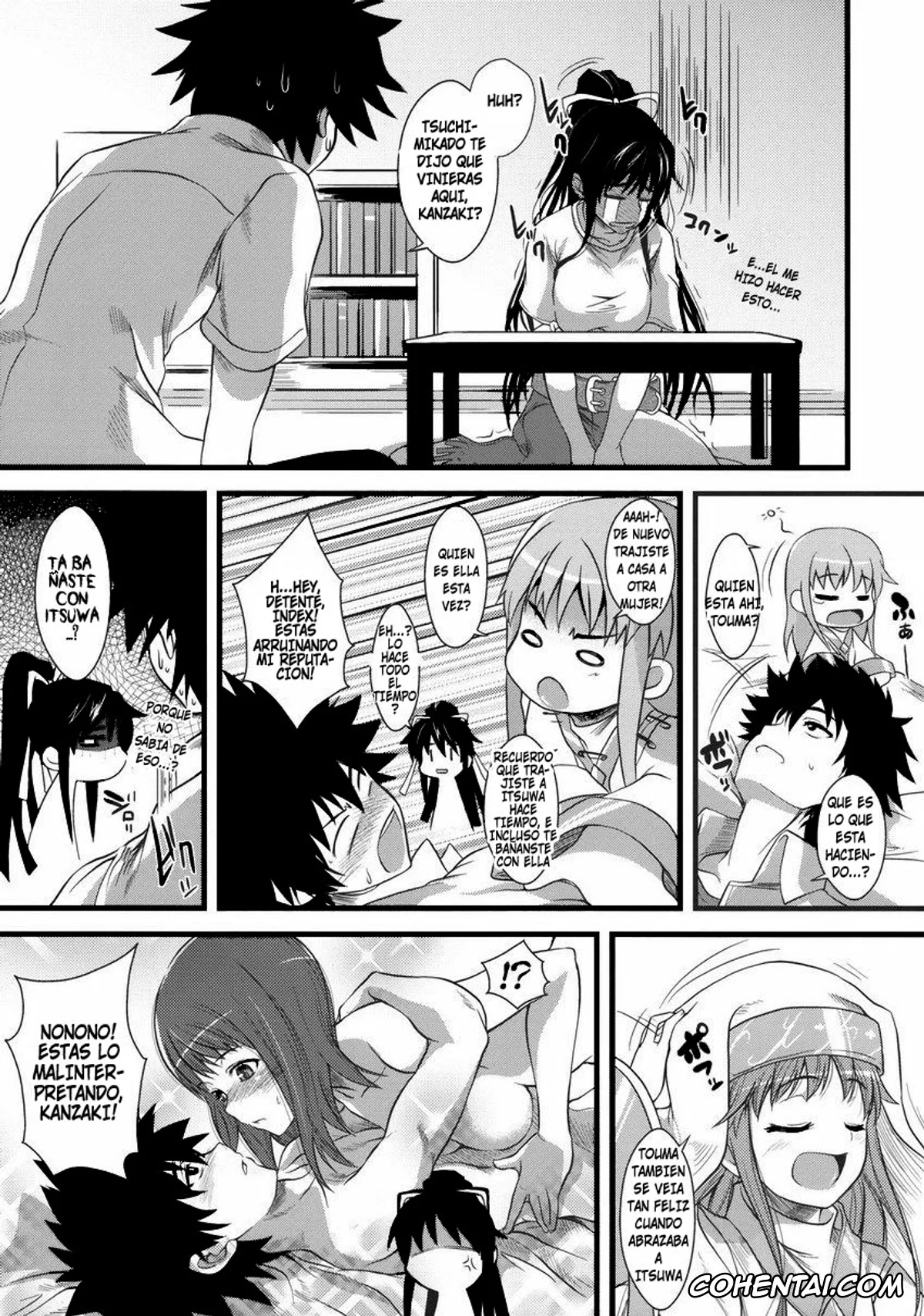 Toaru Project hentai, Kaori Kanzaki hentai, Touma Kamijou hentai, Amakusa Moyou na % (Toaru Majutsu no Index), pagina 6