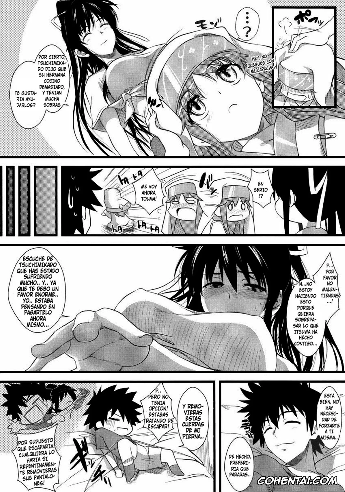 Toaru Project xxx, Kaori Kanzaki xxx, Touma Kamijou xxx, Amakusa Moyou na % (Toaru Majutsu no Index), pagina 7