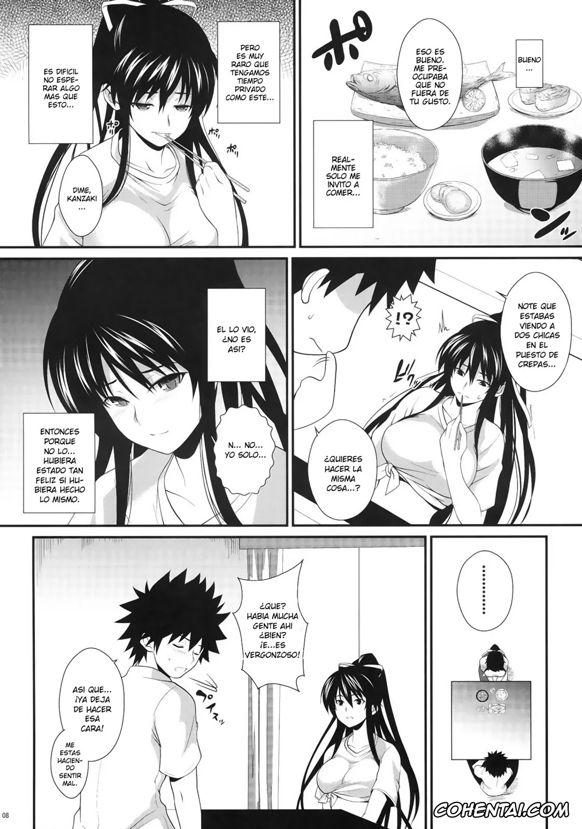 Toaru Project xxx, Itsuwa xxx, Kaori Kanzaki xxx, Touma Kamijou xxx, Amakusa Moyou na Yon % Plus (Toaru Majutsu no Index), pagina 7