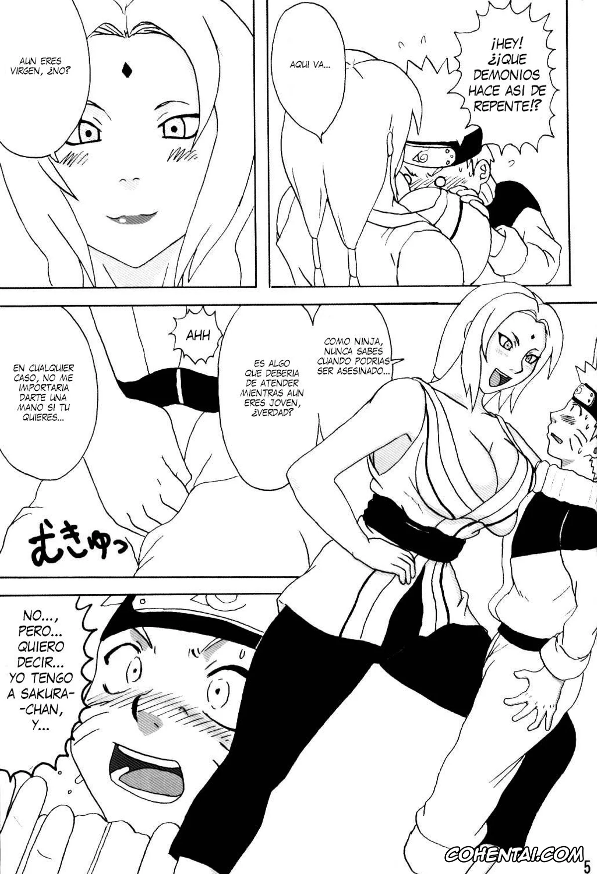 NARUTO hentai, Naruto Uzumaki hentai, Tsunade hentai, Tsunade Hon (Naruto), pagina 6