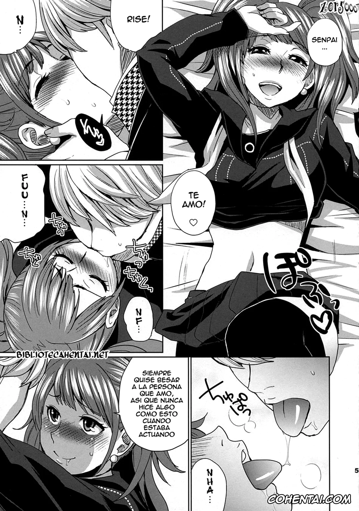 Persona 4 xxx, Rise Kujikawa xxx, Tohru Adachi xxx, Sperma4 (Persona 4), pagina 4