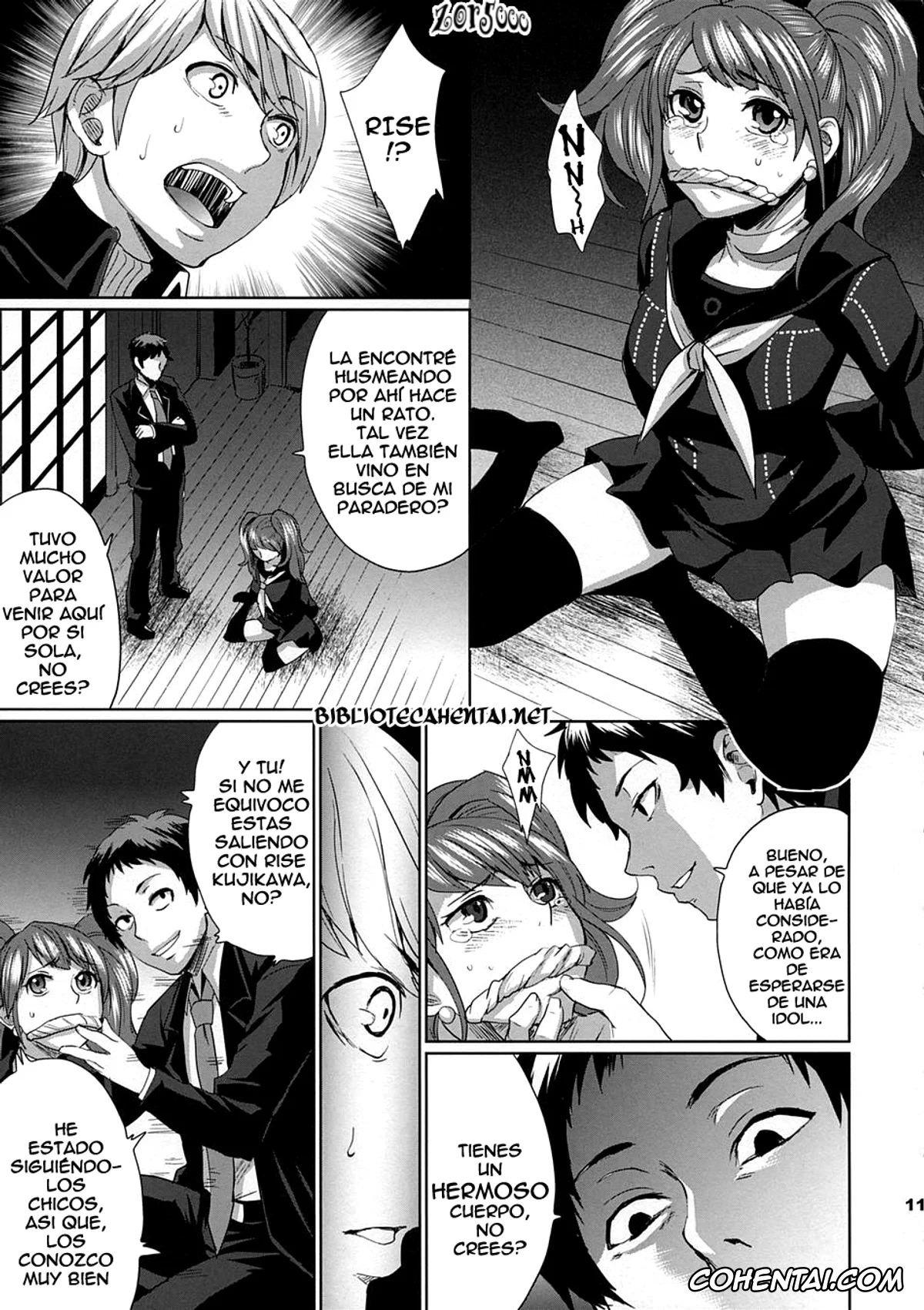 Persona 4 xxx, Rise Kujikawa xxx, Tohru Adachi xxx, Sperma4 (Persona 4), pagina 10