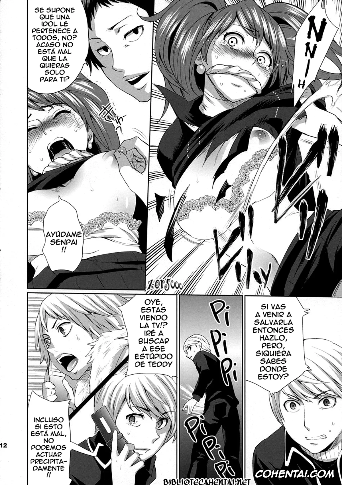 Persona 4 porno, Rise Kujikawa porno, Tohru Adachi porno, Sperma4 (Persona 4), pagina 11