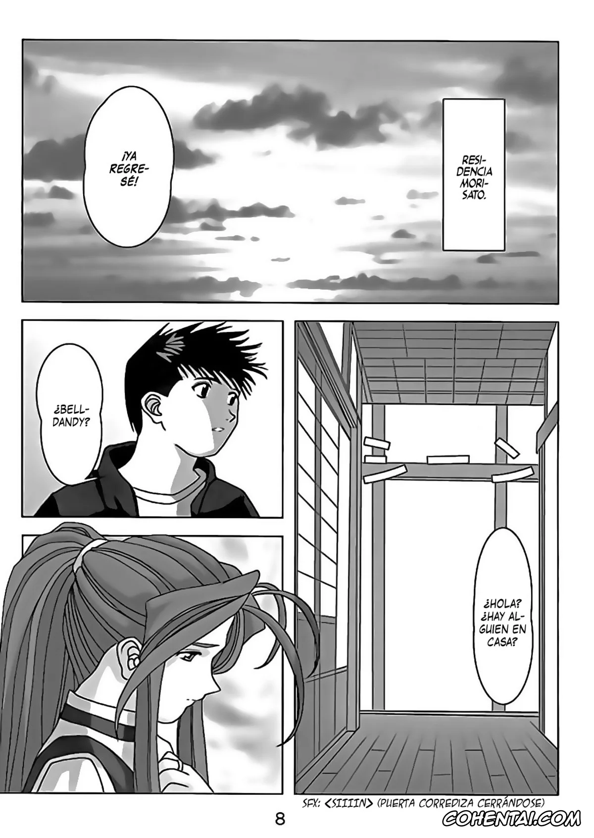 Ah My Goddess | Aa Megami-sama hentai, Belldandy hentai, Keiichi Morisato hentai, KISS wo Kudasai (Ah! My Goddess), pagina 9