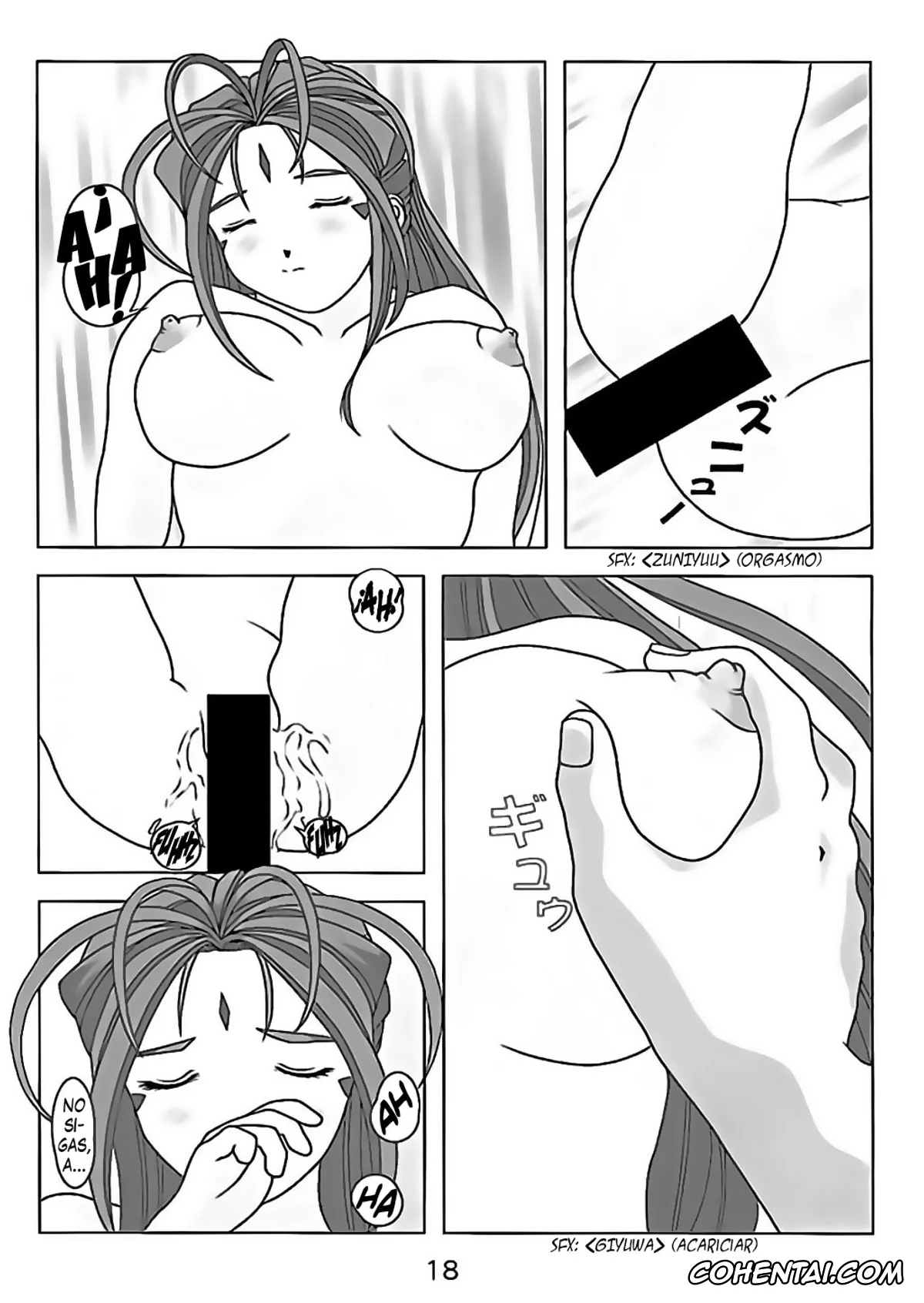 Ah My Goddess | Aa Megami-sama xxx, Belldandy xxx, Keiichi Morisato xxx, KISS wo Kudasai (Ah! My Goddess), pagina 19