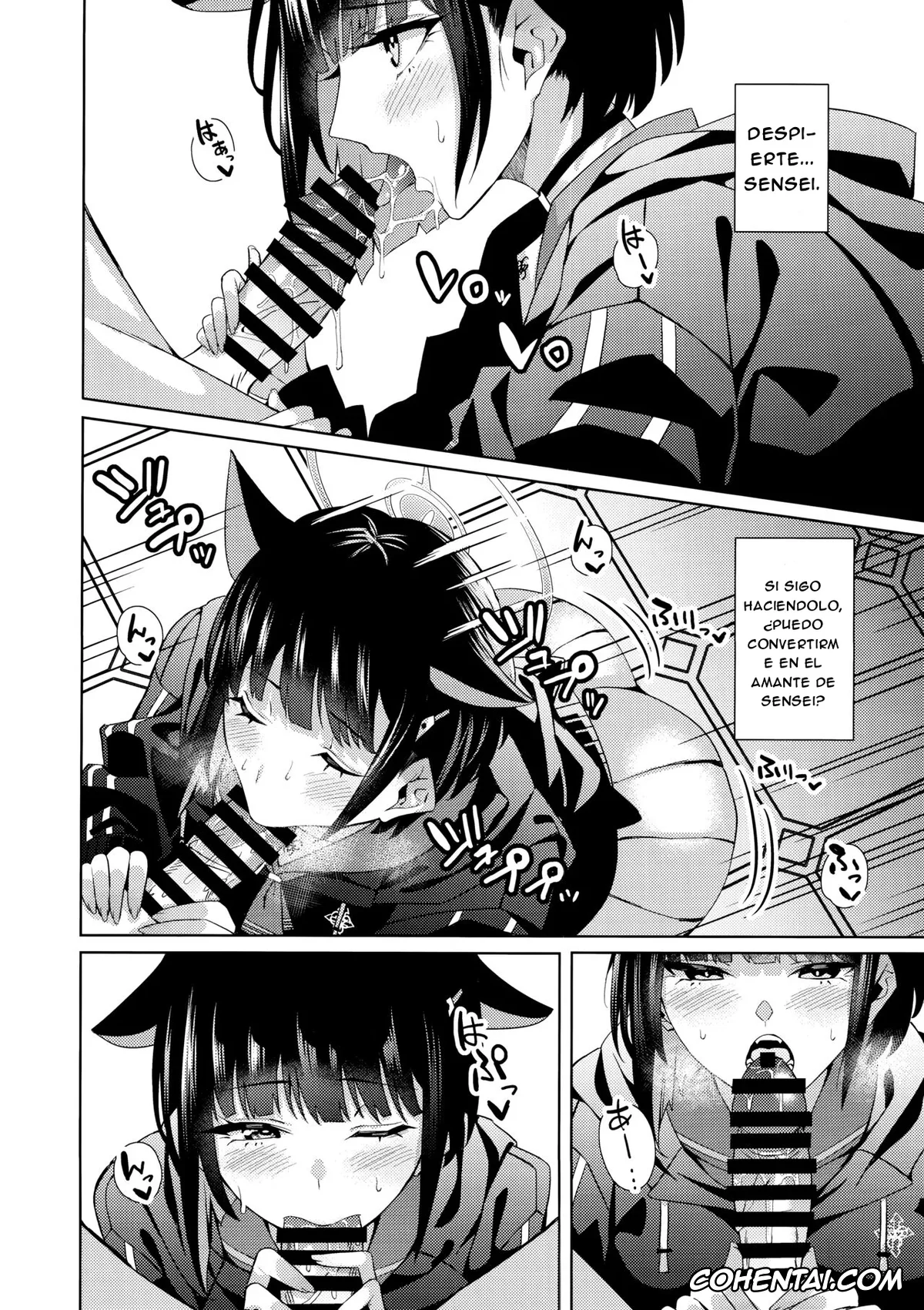 Blue Archive xxx, Kazusa Kyouyama xxx, Kikyou Kiryuu xxx, Sensei xxx, Neko. (Blue Archive), pagina 7