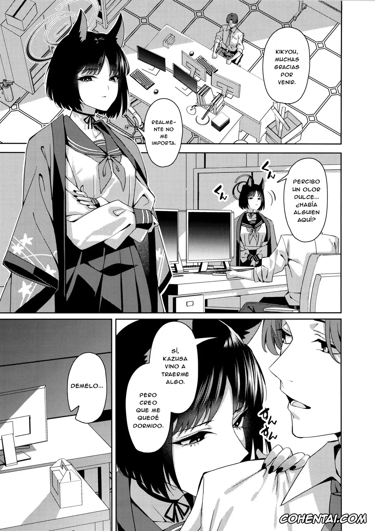 Blue Archive xxx, Kazusa Kyouyama xxx, Kikyou Kiryuu xxx, Sensei xxx, Neko. (Blue Archive), pagina 10