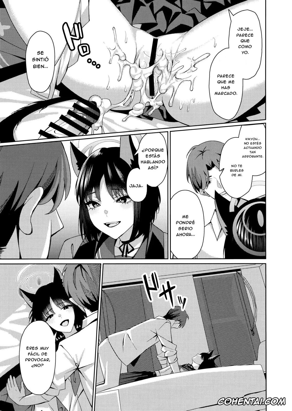 Blue Archive xxx, Kazusa Kyouyama xxx, Kikyou Kiryuu xxx, Sensei xxx, Neko. (Blue Archive), pagina 16