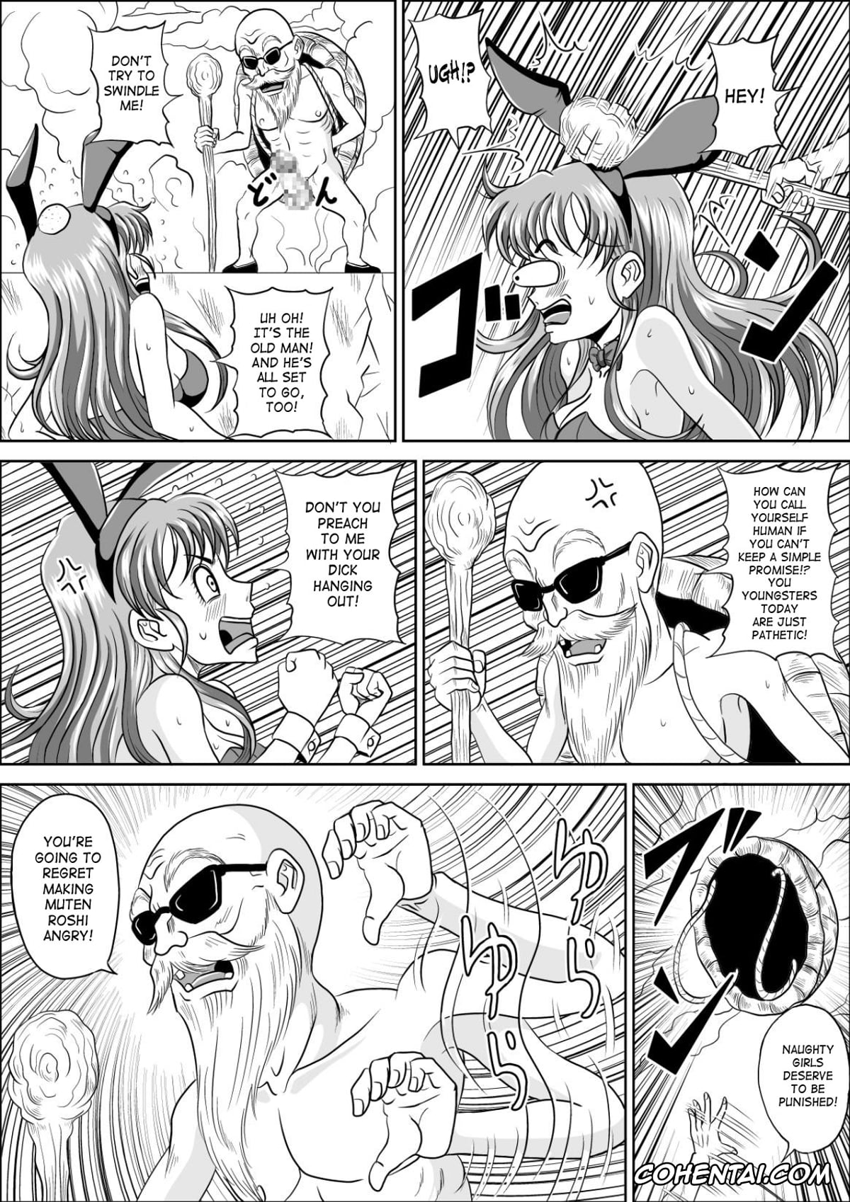 Dragon Ball xxx, Bulma Briefs xxx, Master Roshi xxx, Oolong xxx, Bunny de Mesubuta (Dragon Ball), pagina 7