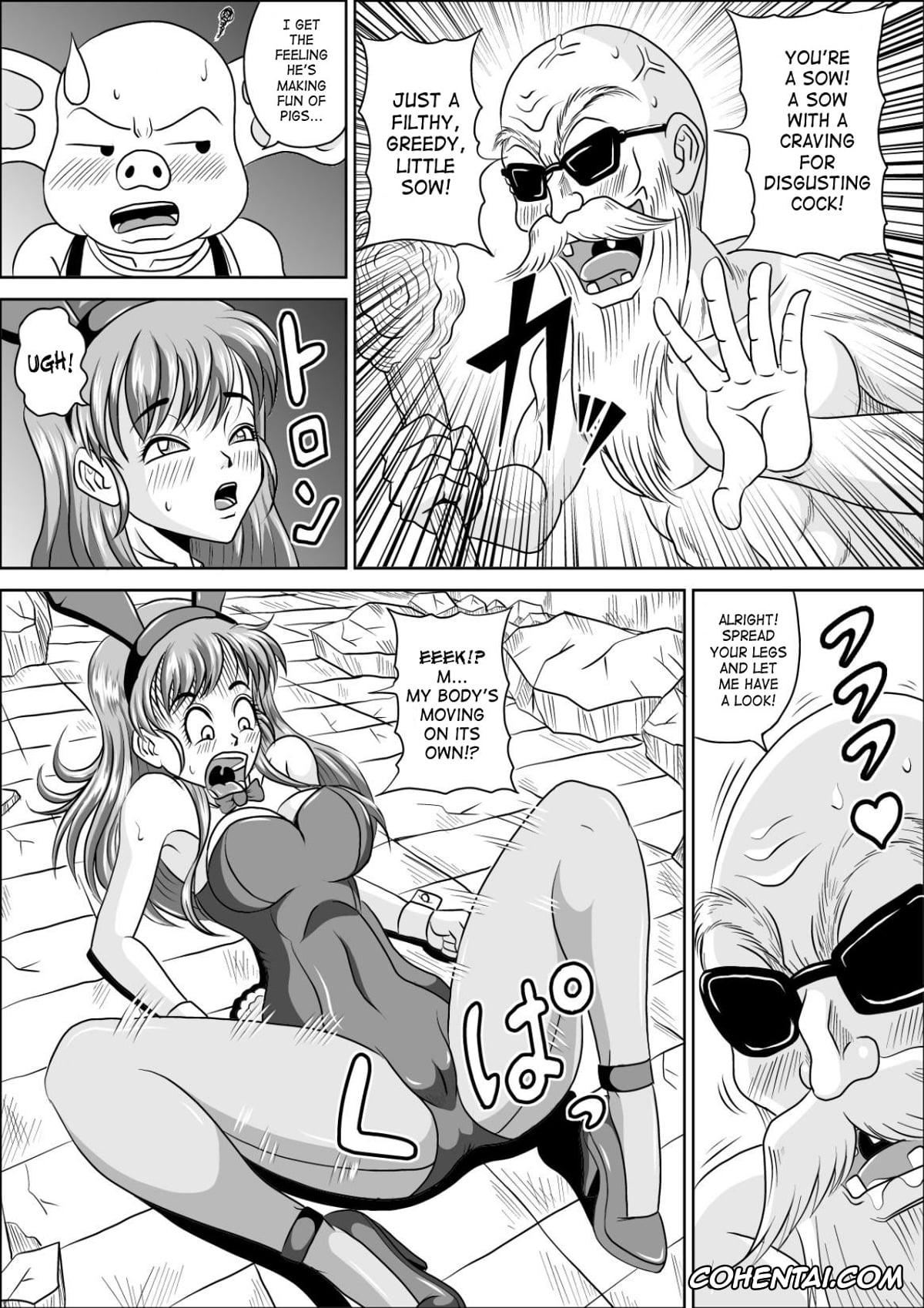Dragon Ball porno, Bulma Briefs porno, Master Roshi porno, Oolong porno, Bunny de Mesubuta (Dragon Ball), pagina 8