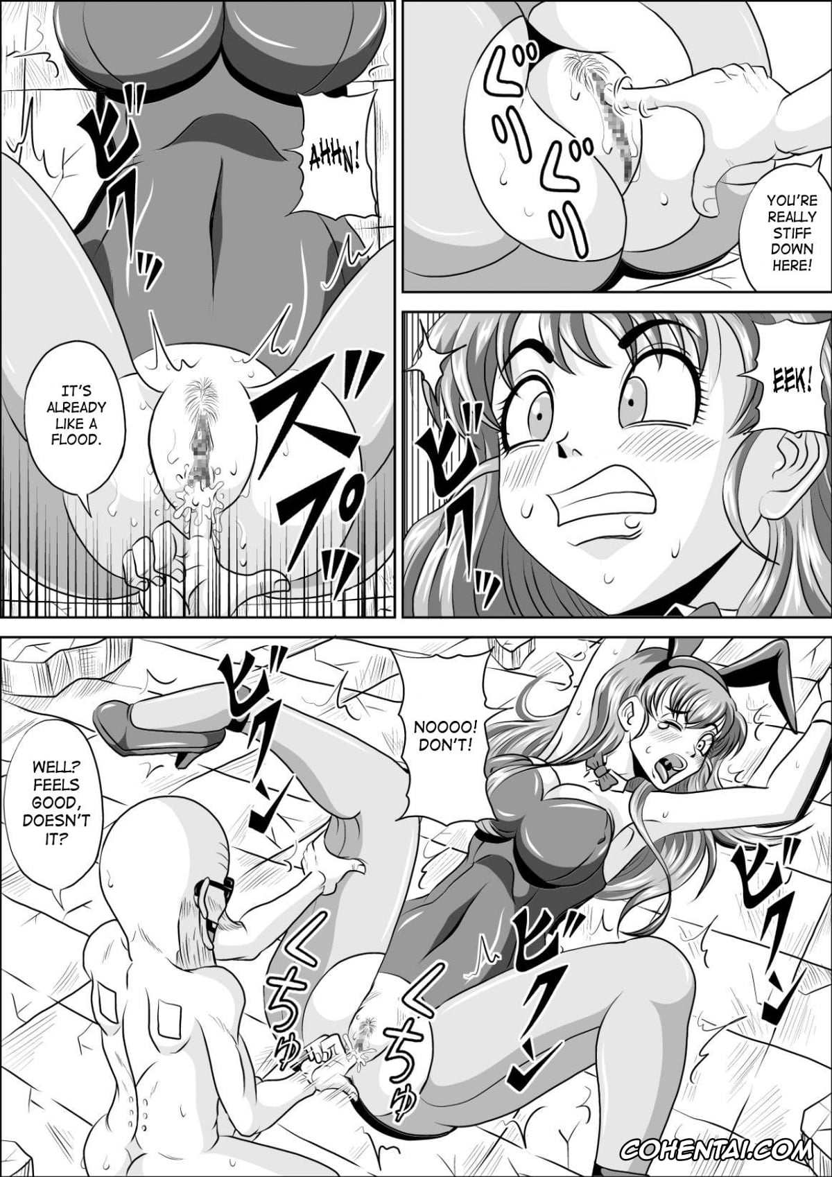 Dragon Ball hentai, Bulma Briefs hentai, Master Roshi hentai, Oolong hentai, Bunny de Mesubuta (Dragon Ball), pagina 12