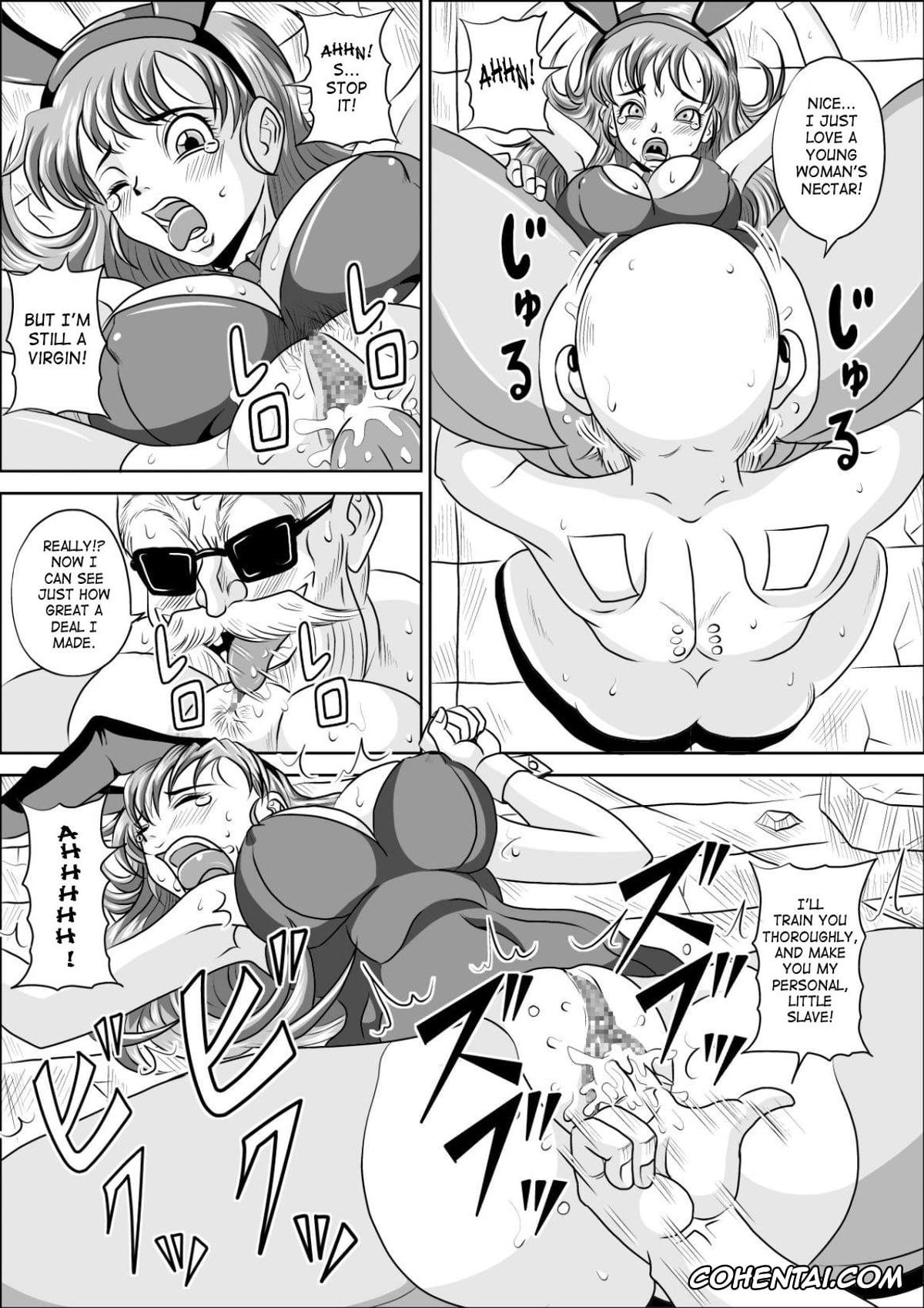 Dragon Ball xxx, Bulma Briefs xxx, Master Roshi xxx, Oolong xxx, Bunny de Mesubuta (Dragon Ball), pagina 13