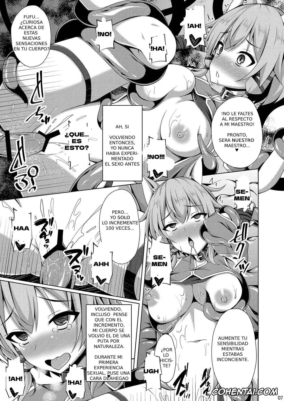 Sword Art Online hentai, Asuna Yuuki hentai, Shino Asada | Sinon hentai, Cool na Kanojo wa Mou Ore ni wa Hohoende kurenai… (Sword Art Online), pagina 6