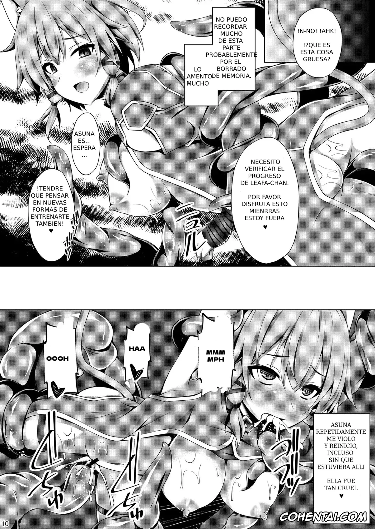 Sword Art Online hentai, Asuna Yuuki hentai, Shino Asada | Sinon hentai, Cool na Kanojo wa Mou Ore ni wa Hohoende kurenai… (Sword Art Online), pagina 9