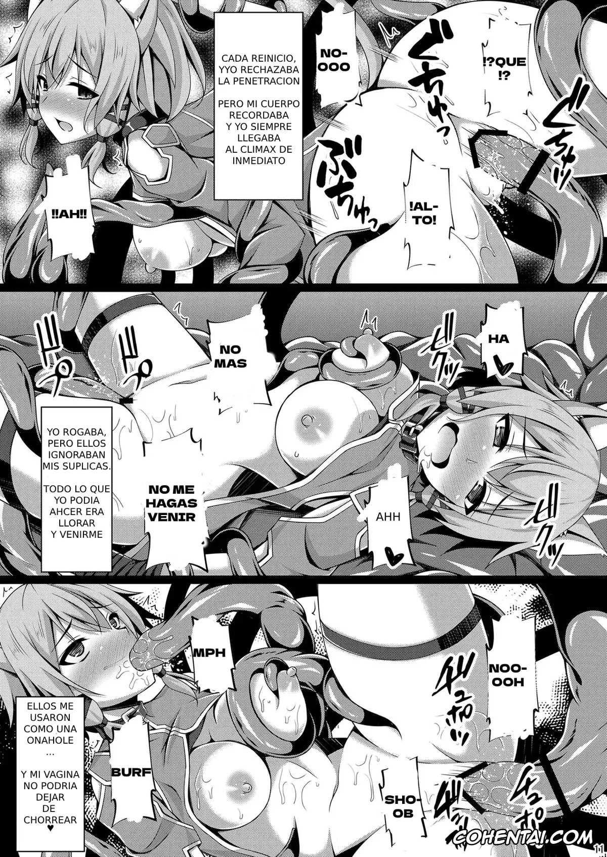 Sword Art Online xxx, Asuna Yuuki xxx, Shino Asada | Sinon xxx, Cool na Kanojo wa Mou Ore ni wa Hohoende kurenai… (Sword Art Online), pagina 10