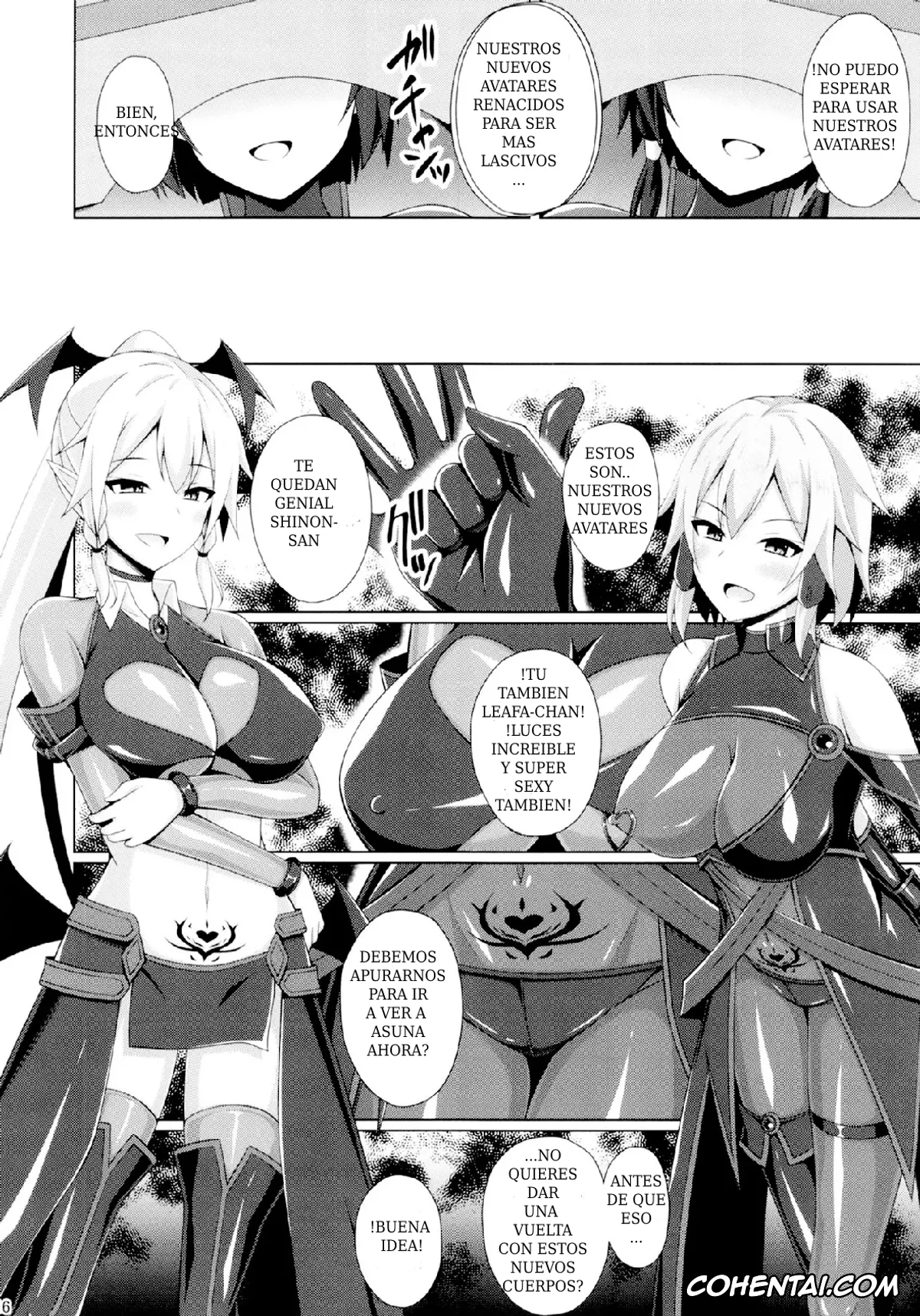 Sword Art Online hentai, Lyfa | Leafa hentai, Shino Asada | Sinon hentai, Suguha Kirigaya hentai, Kanojo-tachi no Nichijou wa Mou Modoranai… (Sword Art Online), pagina 15