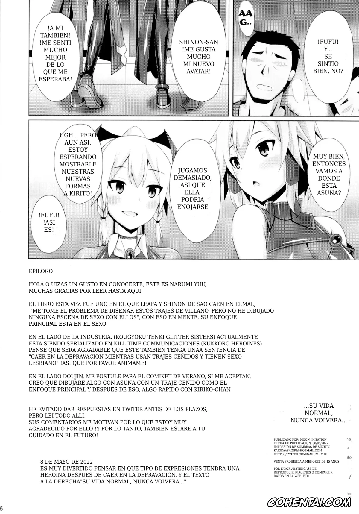 Sword Art Online xxx, Lyfa | Leafa xxx, Shino Asada | Sinon xxx, Suguha Kirigaya xxx, Kanojo-tachi no Nichijou wa Mou Modoranai… (Sword Art Online), pagina 25