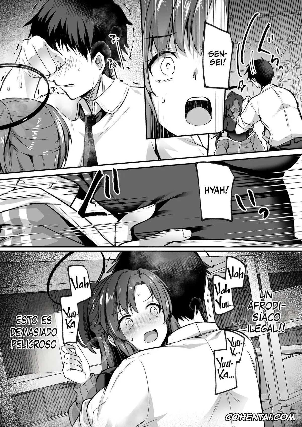 Blue Archive hentai, Sensei hentai, Yuuka Hayase hentai, Bousou shita Sensei ni Oshitao Sarete SEX Suru Hon (Blue Archive), pagina 6