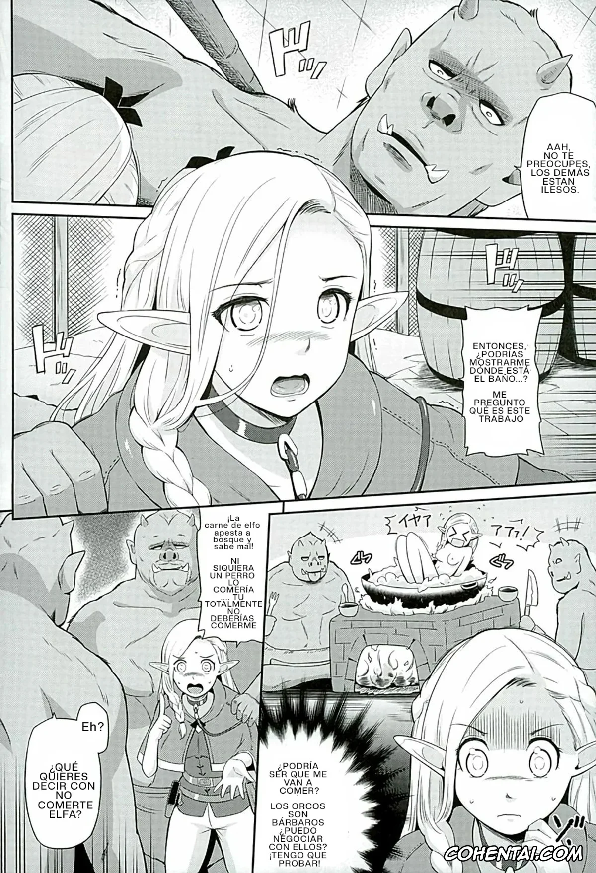 Dungeon Meshi xxx, Marcille Donato xxx, Yada! Yada! Yada! (Dungeon Meshi), pagina 4