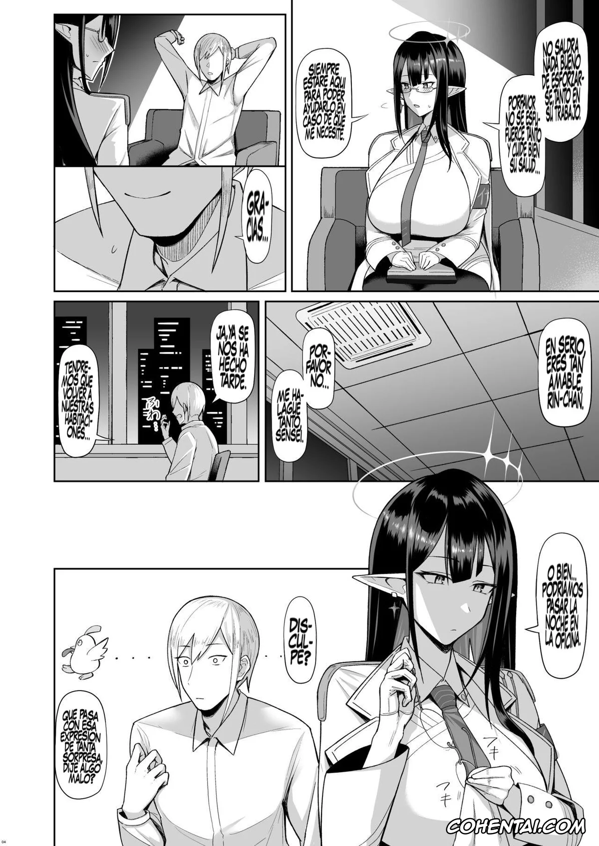 Blue Archive hentai, Rin Nanagami hentai, Shuseki Gyouseikan no Kojin Gyoumu (Blue Archive), pagina 3