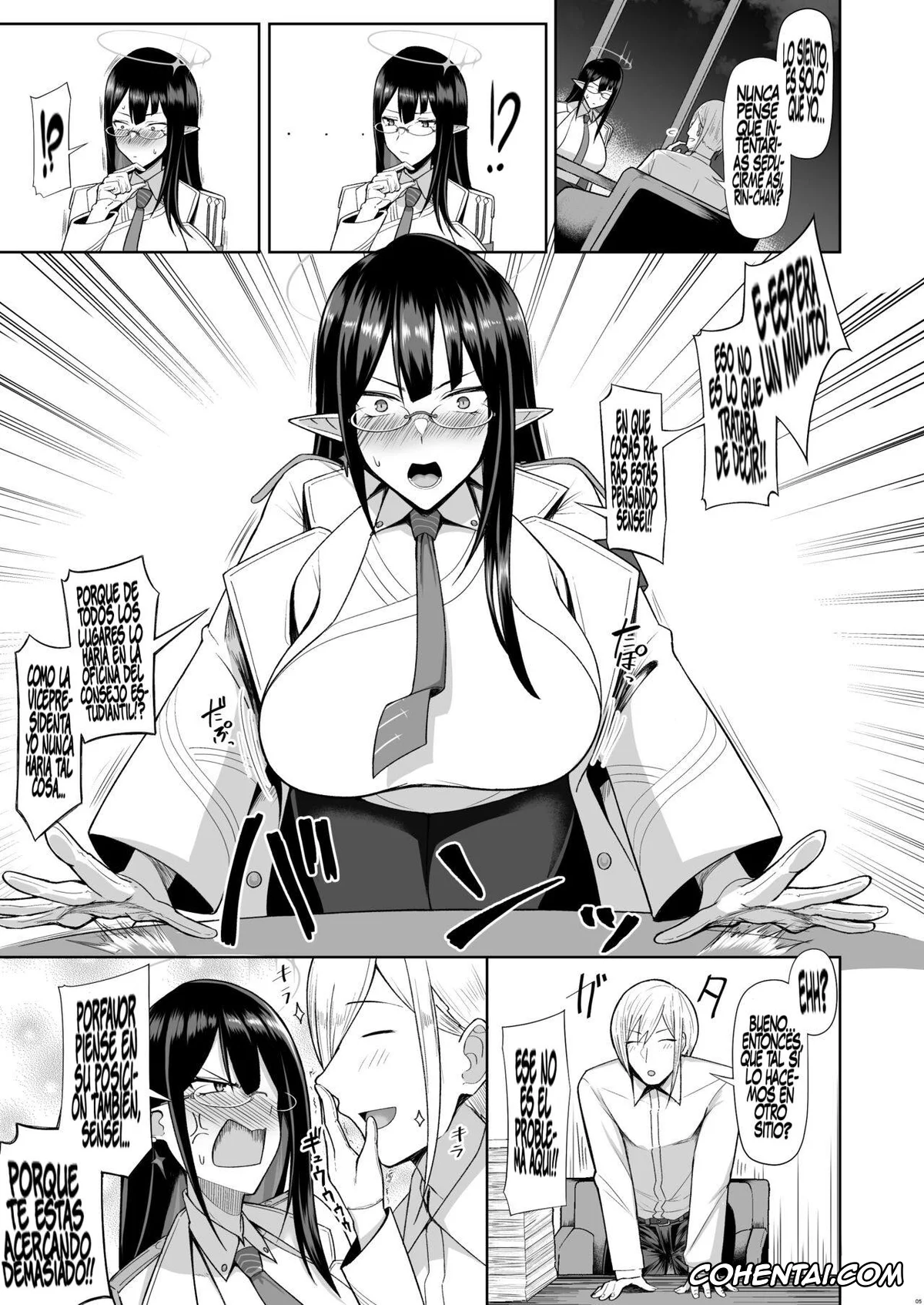 Blue Archive xxx, Rin Nanagami xxx, Shuseki Gyouseikan no Kojin Gyoumu (Blue Archive), pagina 4