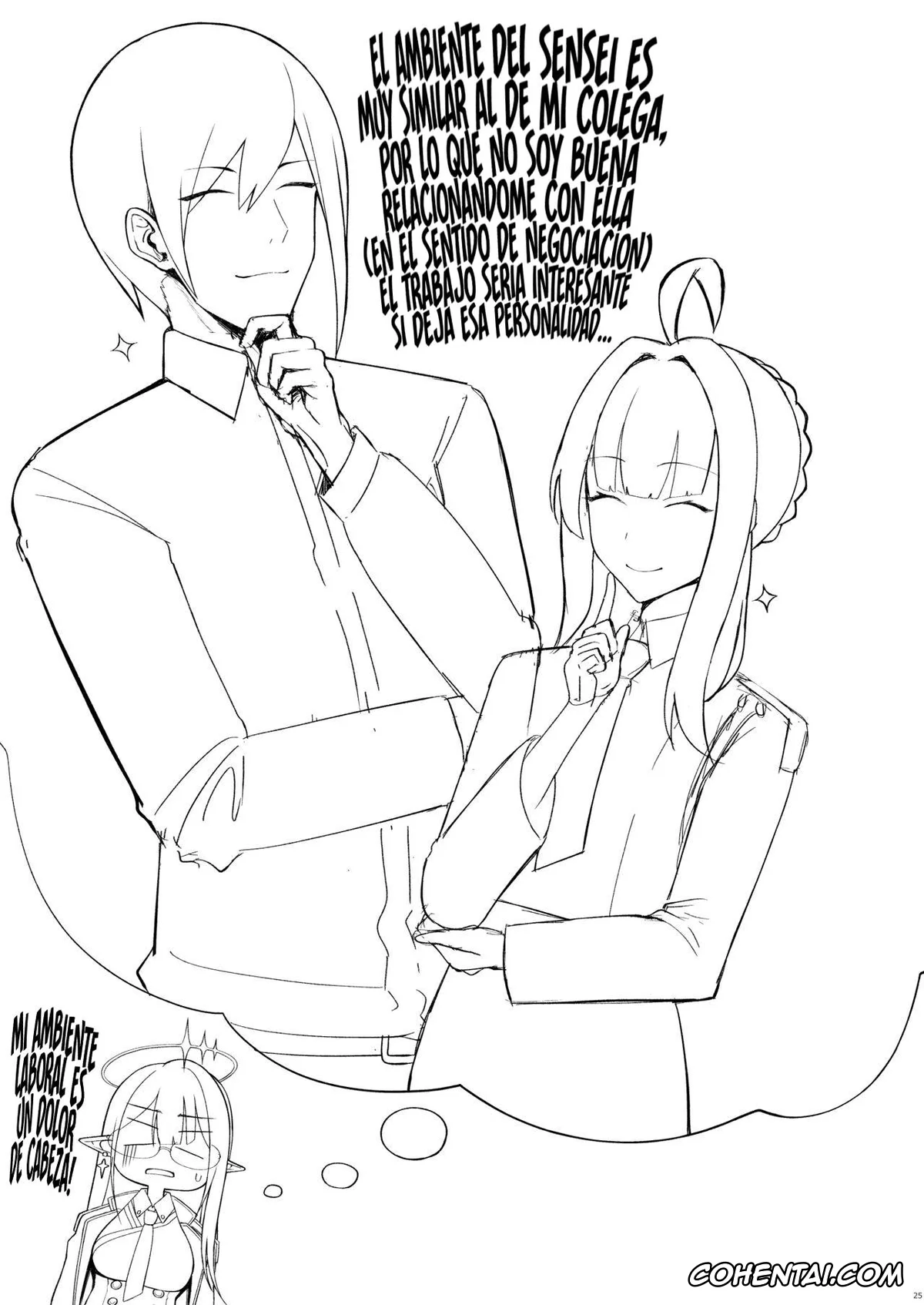 Blue Archive hentai, Rin Nanagami hentai, Shuseki Gyouseikan no Kojin Gyoumu (Blue Archive), pagina 24