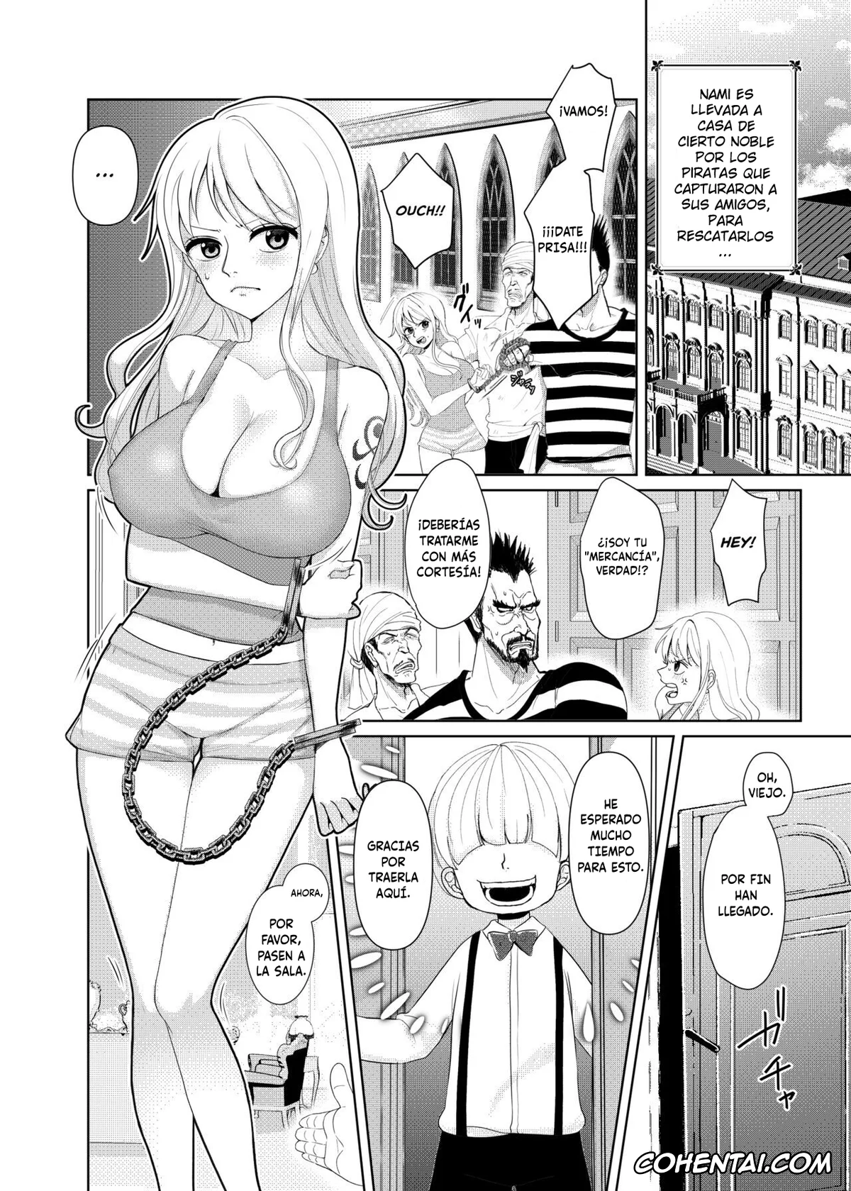 One Piece xxx, Nami xxx, Nami ga Kanemochi no Gaki to Torihiki (One Piece), pagina 1