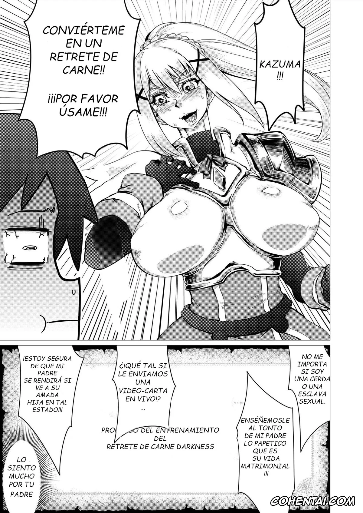 Kono Subarashii Sekai ni Syukufuku o! hentai, Darkness | Lalatina Ford Dustiness hentai, Kazuma Satou hentai, Megumin hentai, Do M ga Naite Iki Sugiryu (Kono Subarashii Sekai ni Syukufuku o!), pagina 3